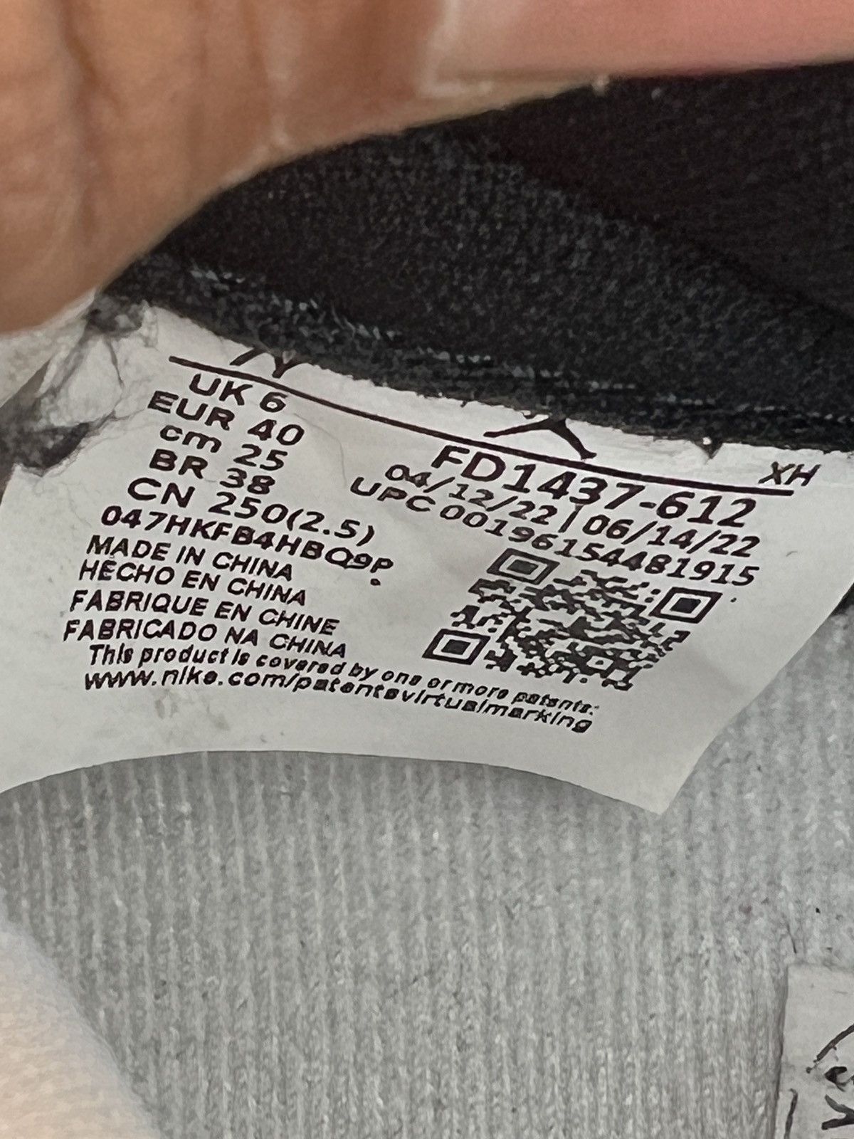 Jordan Brand Air Jordan 1 “Lost & Found” **PRE-OWNED** Size US 7 / EU 40 - 8 Thumbnail