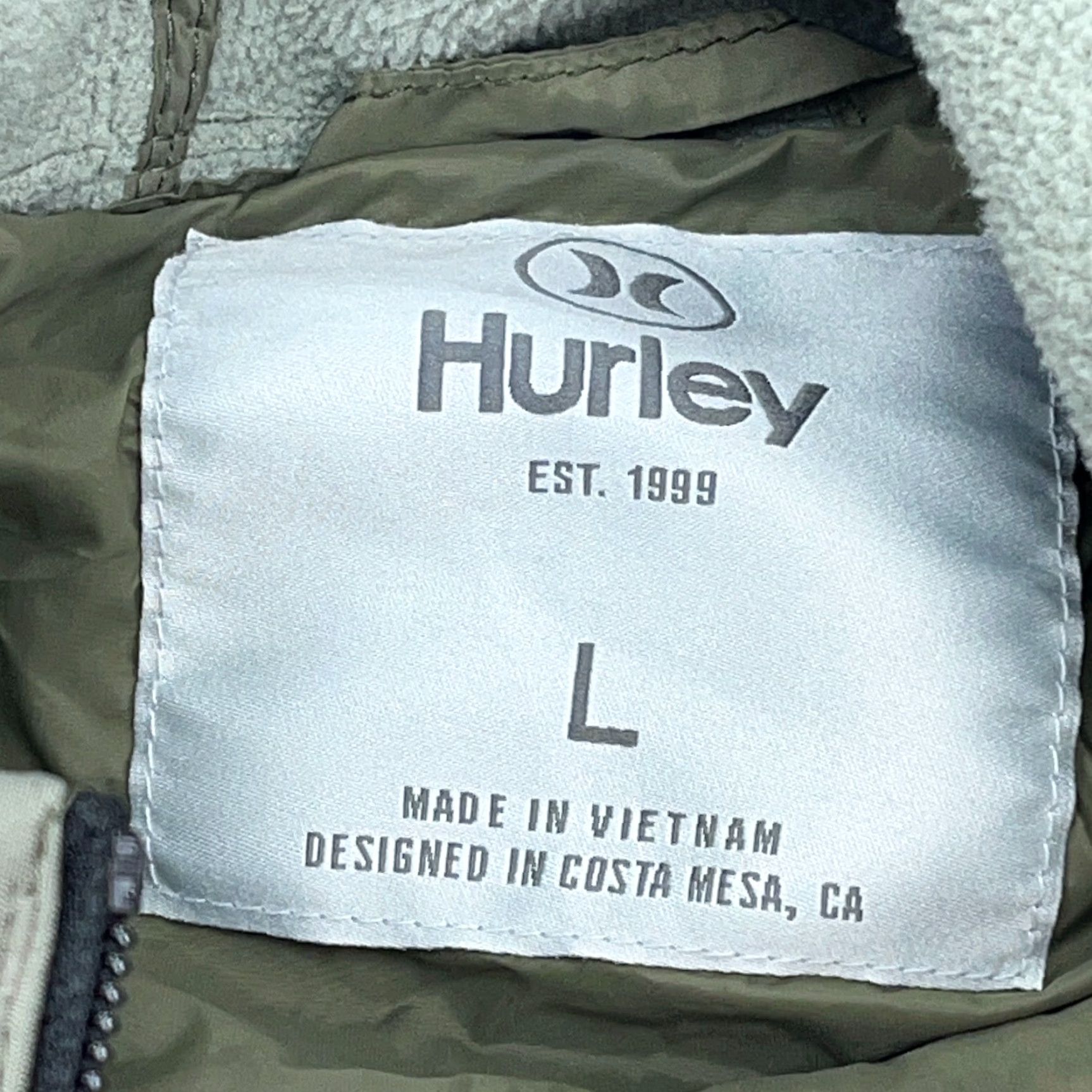Hurley Hurley Jacket Men L Green Soft Shell Windbreaker Tech Performance Windbreaker Size US L / EU 52-54 / 3 - 5 Thumbnail