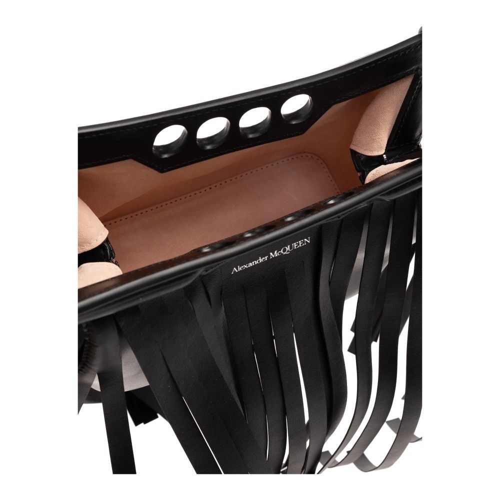 Alexander McQueen o1w1db10925 Size: OS/The Peak Bag Small in Black Size ONE SIZE - 6 Thumbnail