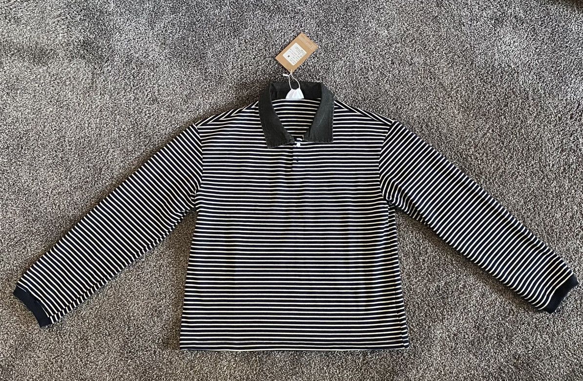 Other CircleQessentials Ouswe Japanese Striped Polo Sweater Size US M / EU 48-50 / 2 - 1 Thumbnail