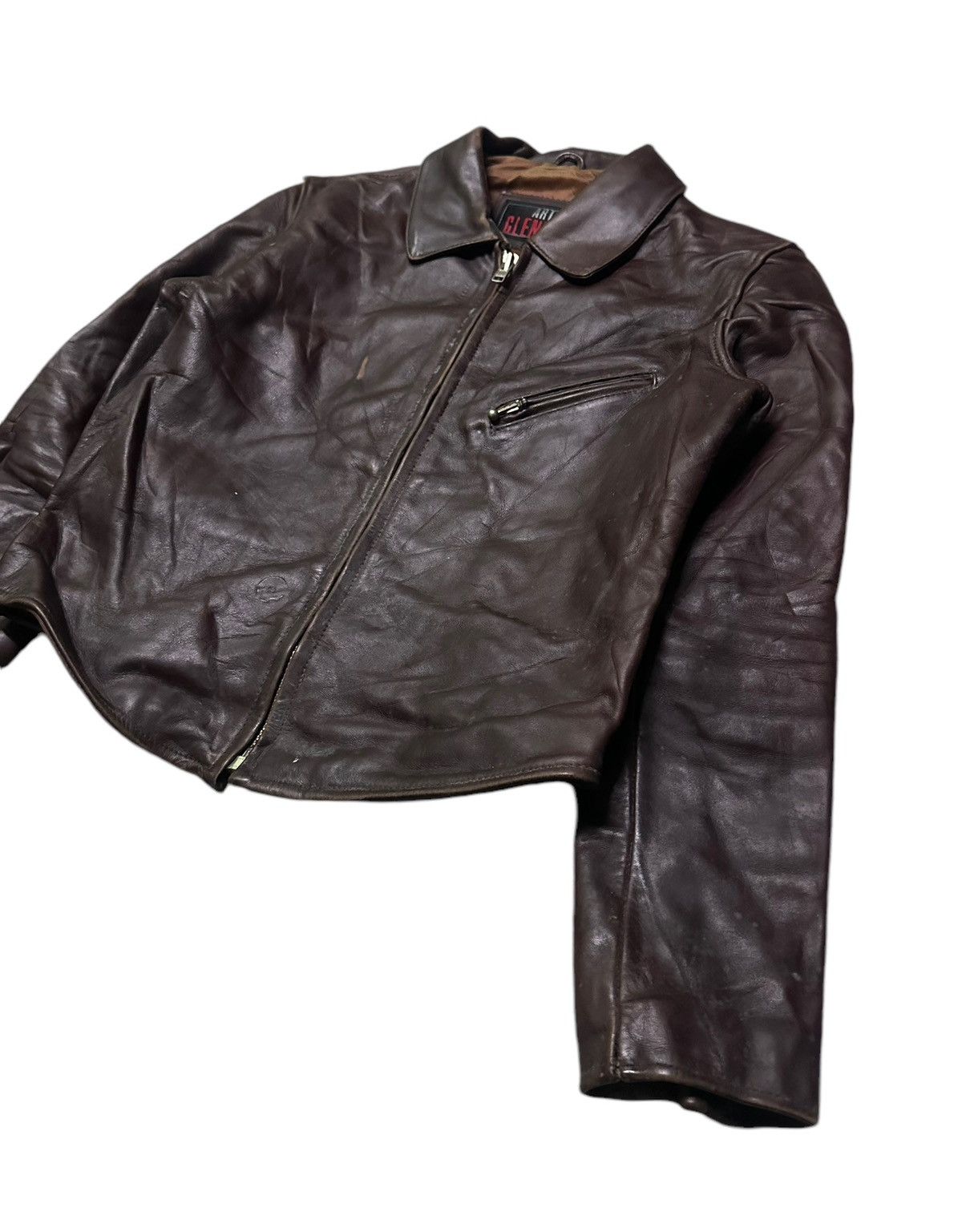 Vintage Glenhill leather jacket Size US S / EU 44-46 / 1 - 4 Thumbnail
