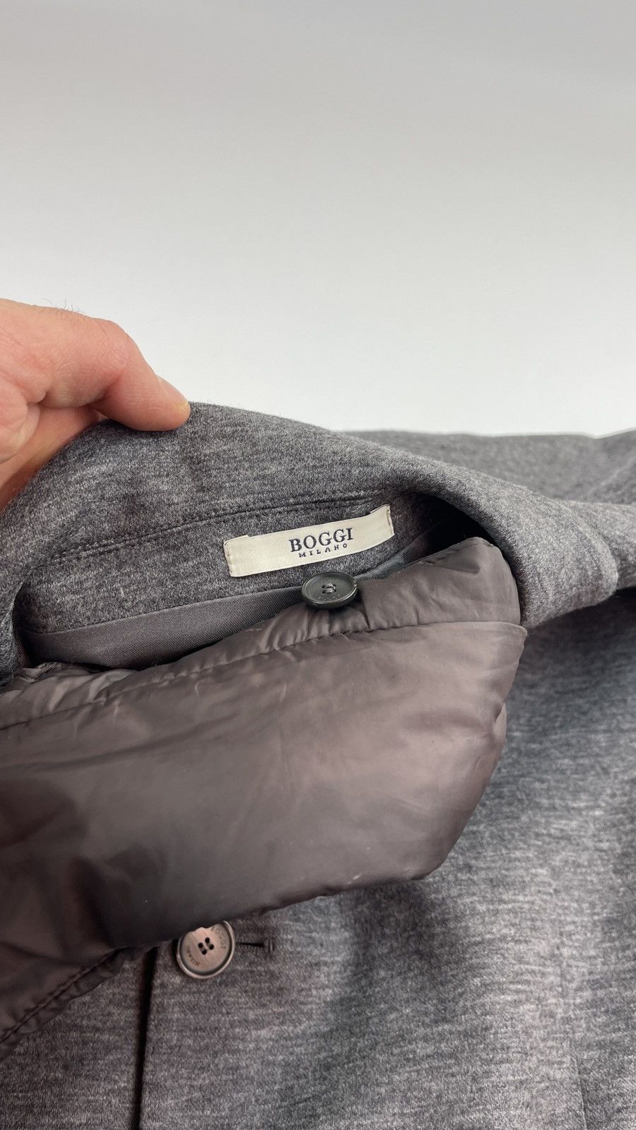 Boggi Boggi Milano Gray Blazer Size 48R - 9 Thumbnail