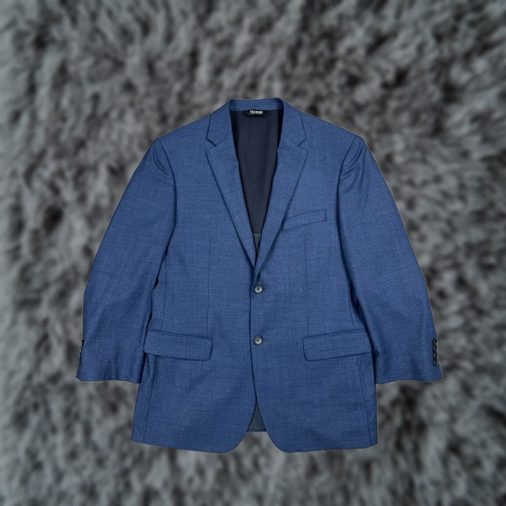 Jos. A. Bank Jos. A. Bank Traveller Tech Tailored Fit Wool Sport Coat Blazer 42R Navy Mens Blazer Wool 71% 25% Elastane 4% Regular 2 Piece Vintage Style 90s none Size 42R - 1 Thumbnail