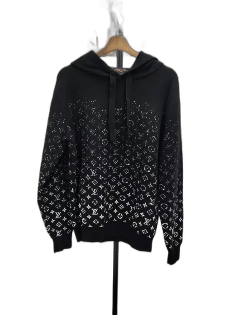 Louis Vuitton Louis Vuitton Black Monogram Hoodie Size US M / EU 48-50 / 2 - 1 Thumbnail