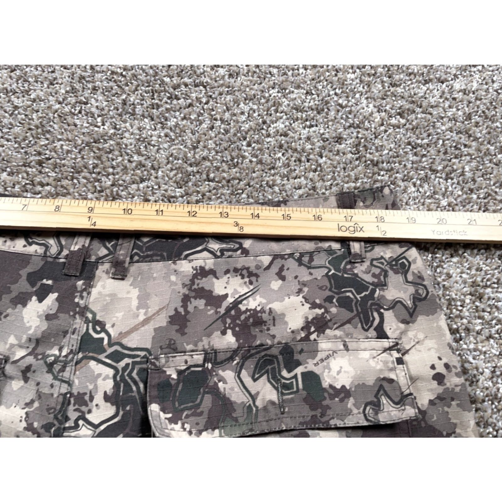 Vintage VINTAGE TrueTimber Camo Ripstop Cargo Pants Men's XL (37 x 32) Green Viper Camouflage 90s Army Nature Outdoor Mens Size US 37 - 5 Thumbnail