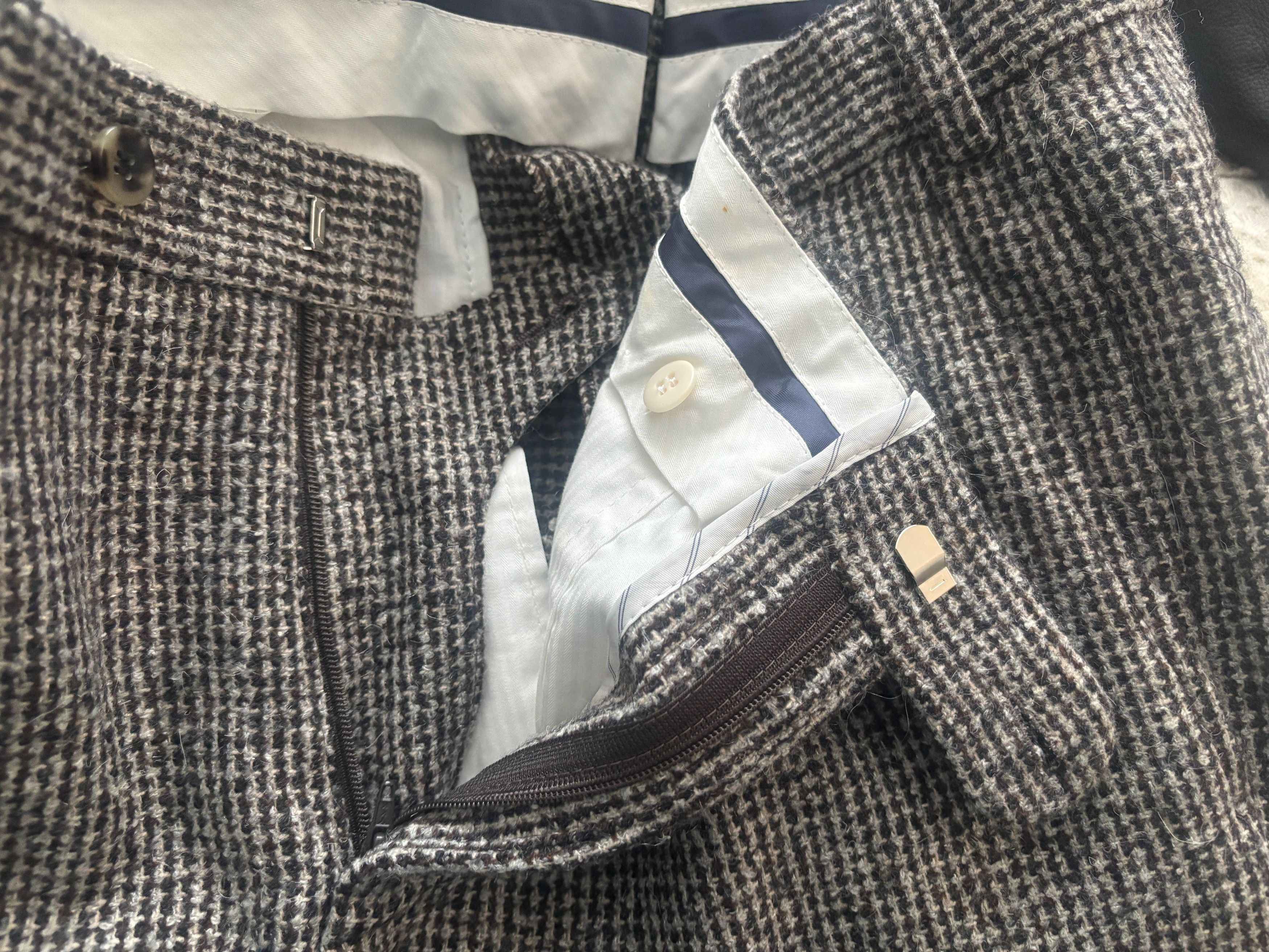 Suitsupply $995 Unstructured Grey Brown Tweed Suit-40, Pants 30 Size 40R - 22 Thumbnail