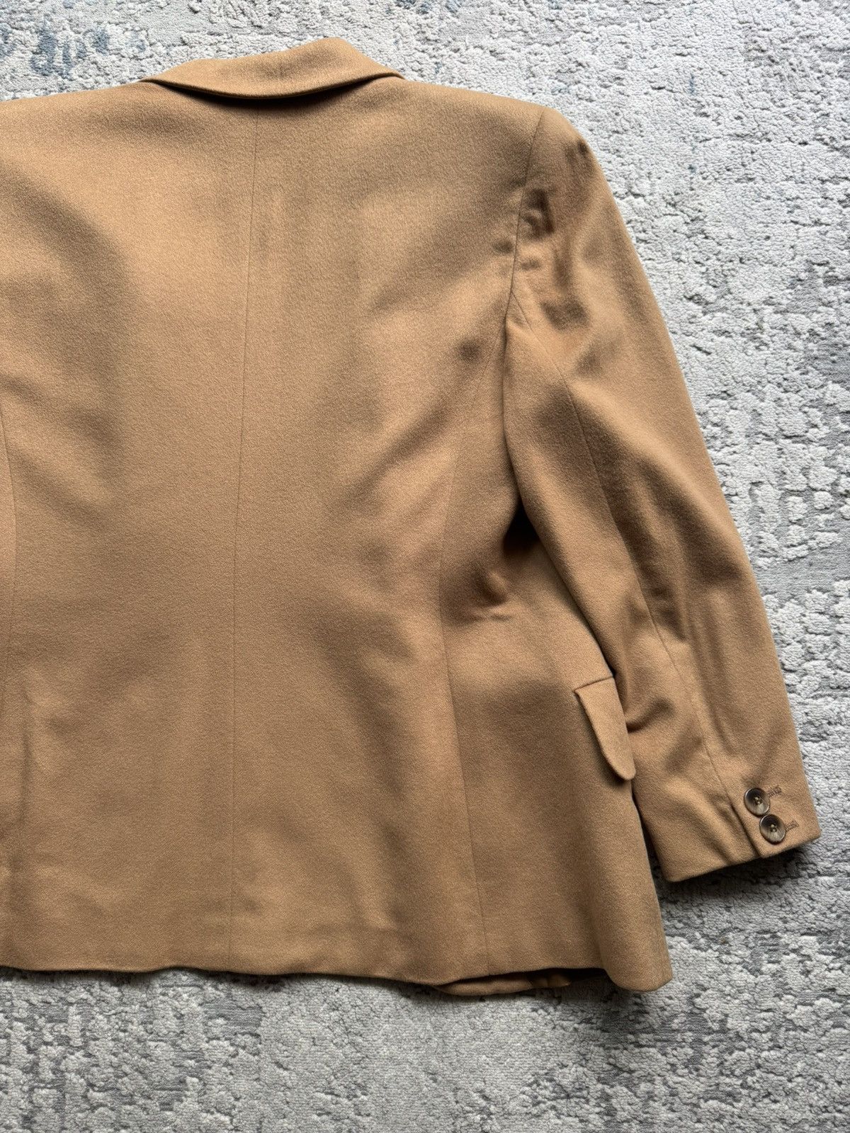 Valentino Valentino Vintage Camel Wool Blazer Jacket Size 46 Size L / US 10 / IT 46 - 12 Thumbnail
