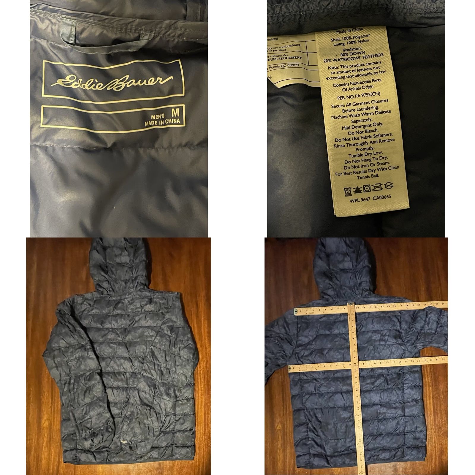 Eddie Bauer Eddie Bauer EB650 Men’s M Down Fill Quilted Puffer Jacket J1915 Size US M / EU 48-50 / 2 - 8 Thumbnail