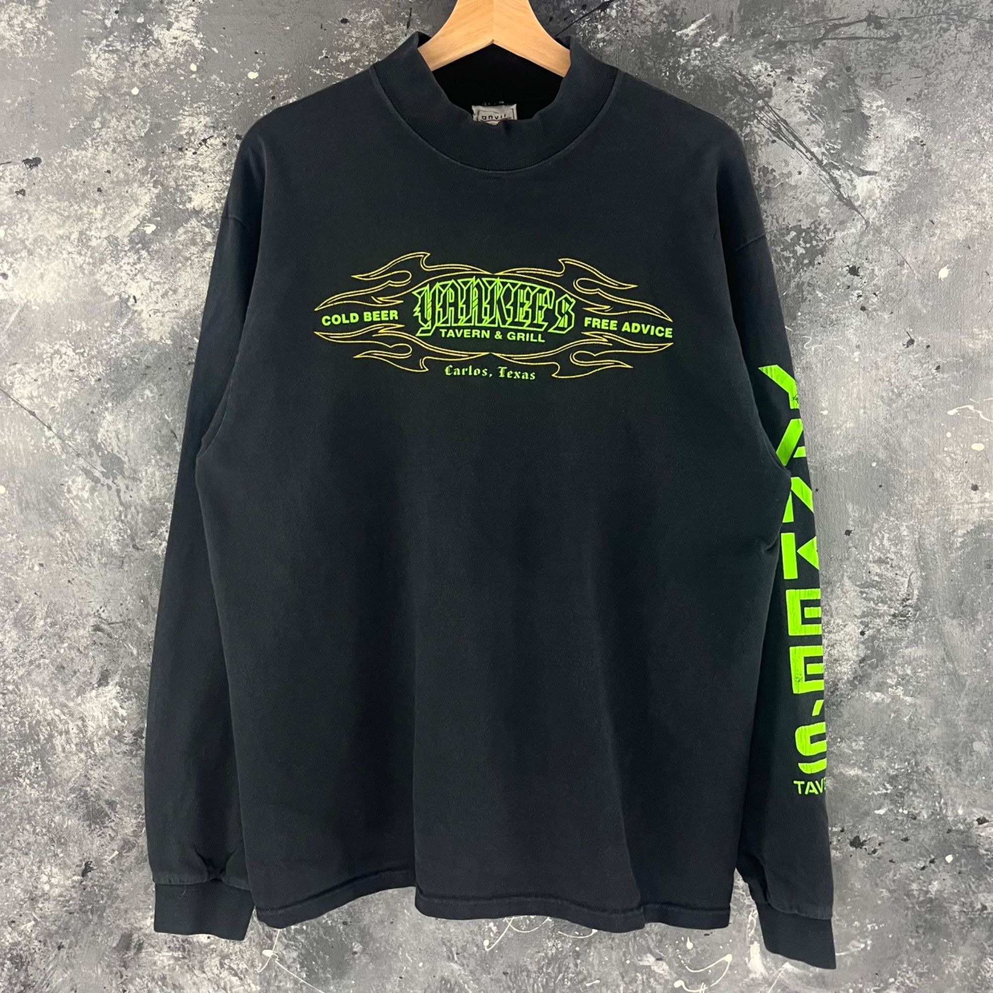 Vintage Vintage Yankees tavern biker shirt Size US L / EU 52-54 / 3 - 1 Thumbnail