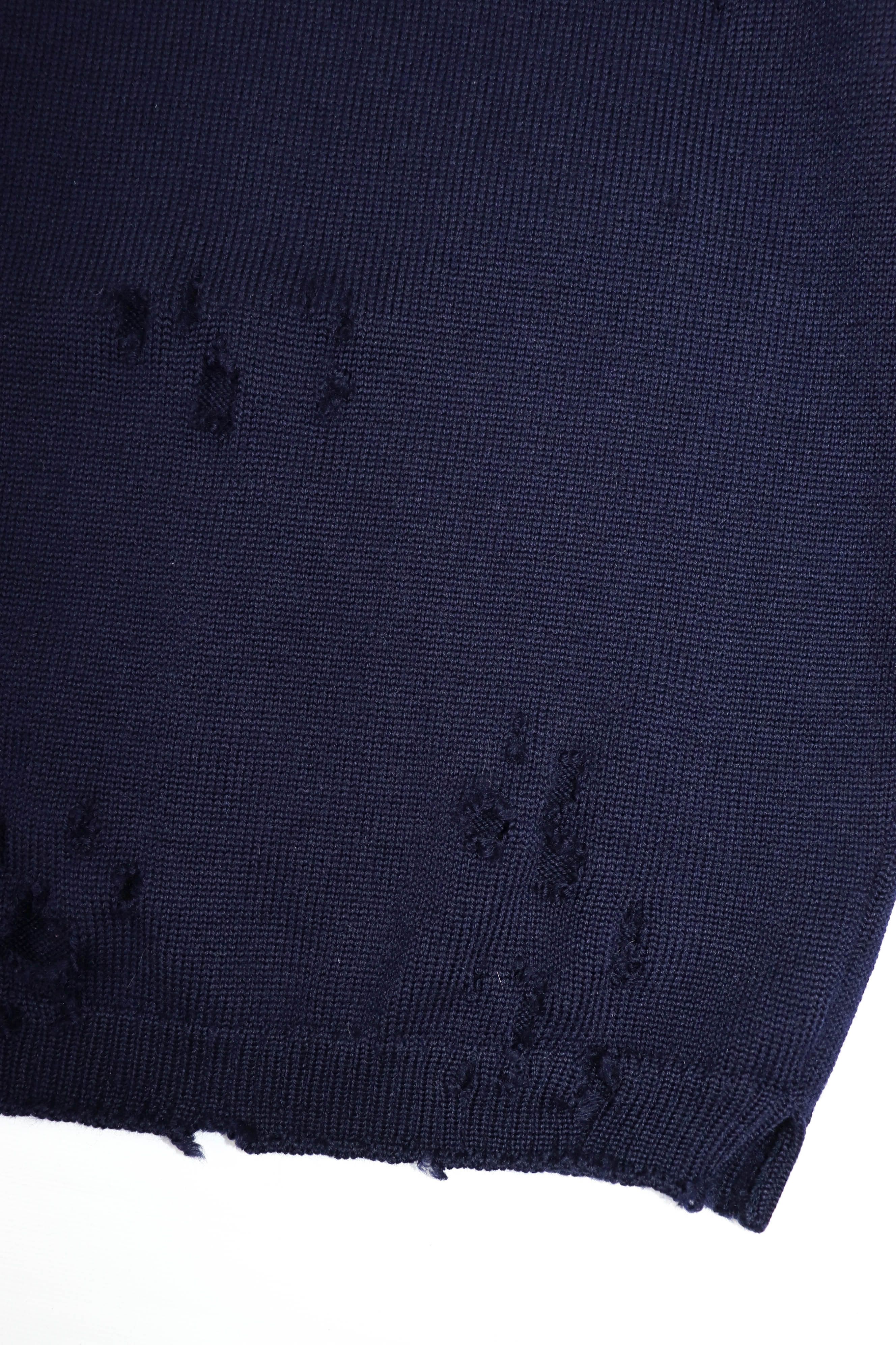 Vintage Sumerland Vintage Anchor Wool Jerseyknit Distressed Sweater Size US M / EU 48-50 / 2 - 6 Thumbnail