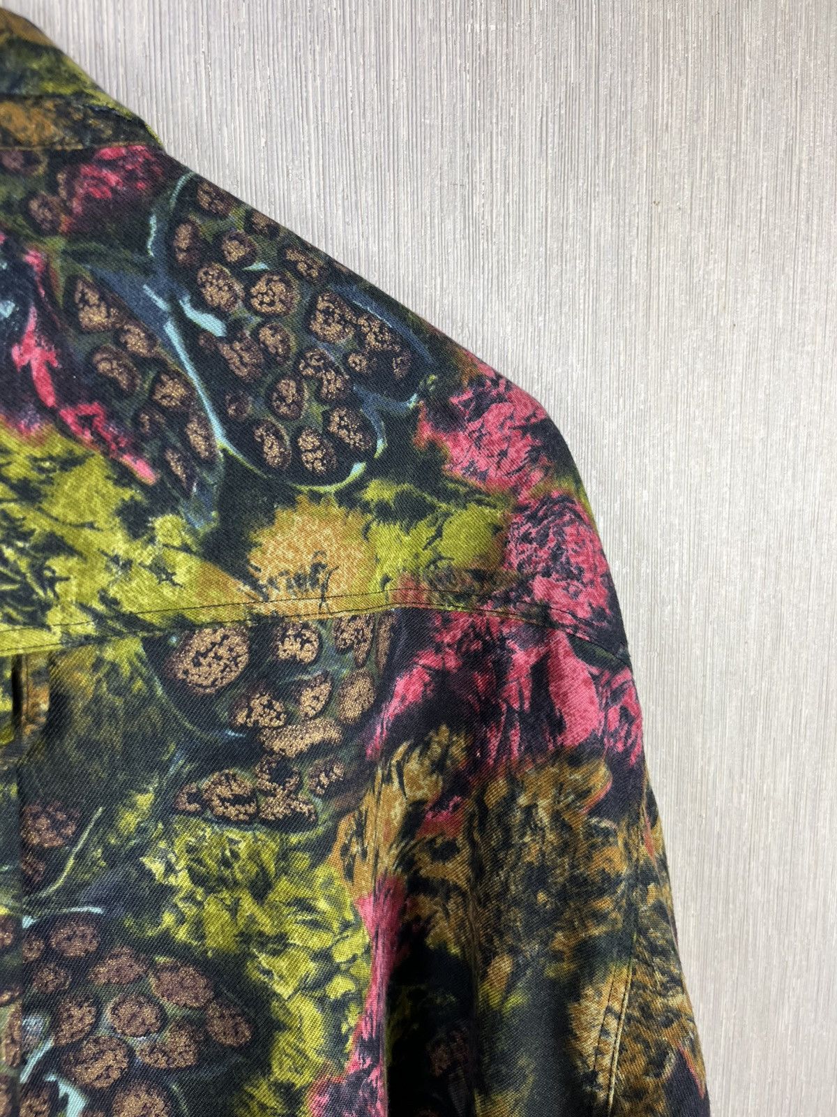 Vintage Vintage Double Duty retro crazy patterned full print shirt Size US XL / EU 56 / 4 - 19 Thumbnail