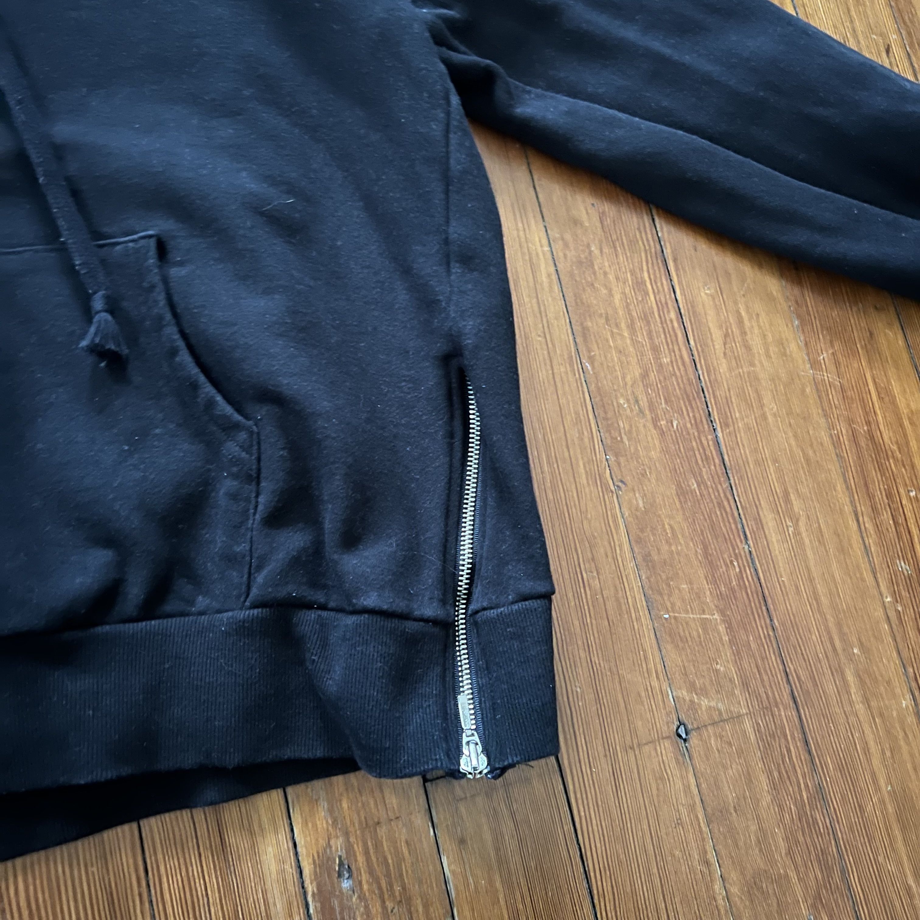 Japanese Brand Casper John Side-zip hoodie / Black / Medium Size US M / EU 48-50 / 2 - 3 Thumbnail