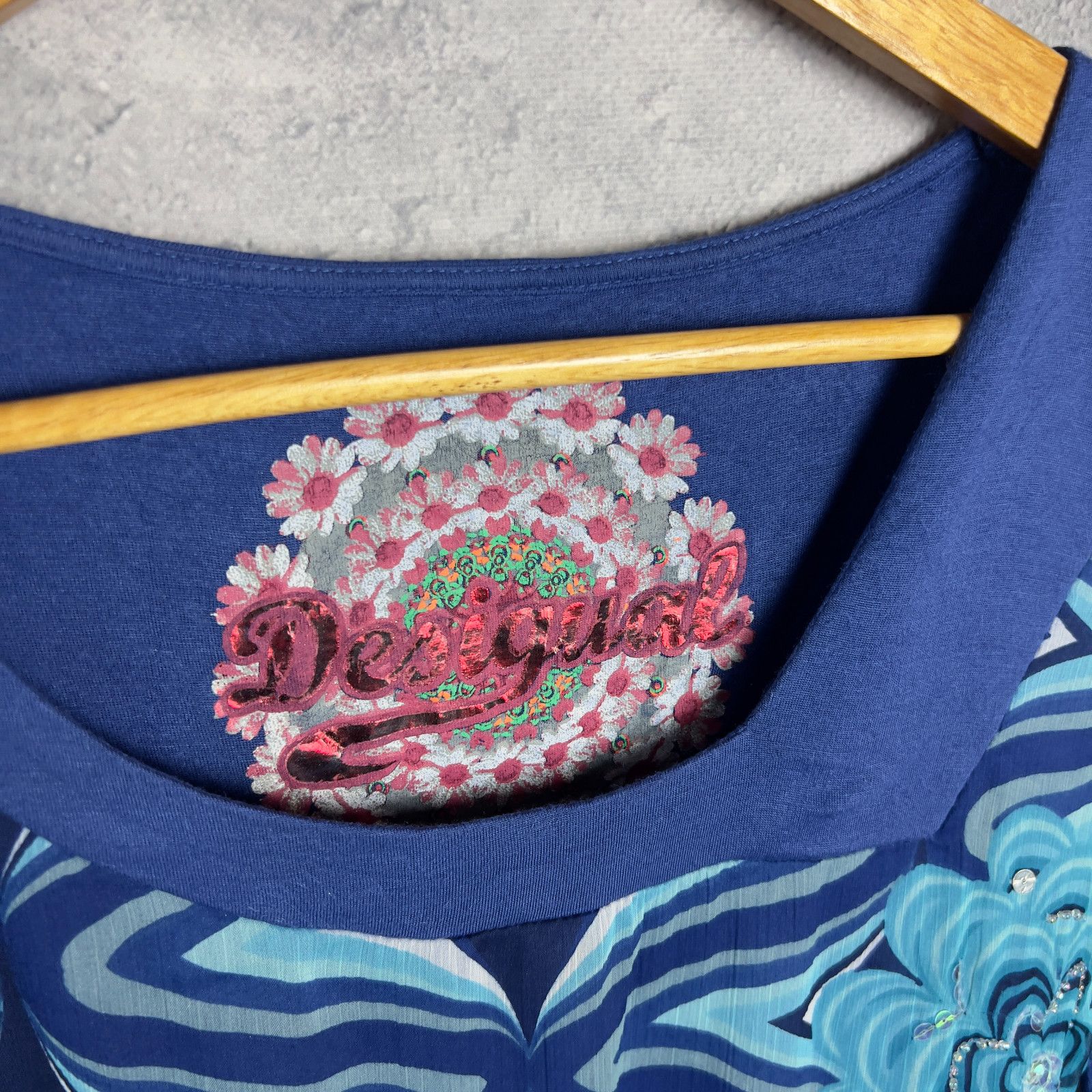 Desigual Desigual Blouse Women's Size M Multicolor Long Sleeve ` Size M / US 6-8 / IT 42-44 - 4 Thumbnail