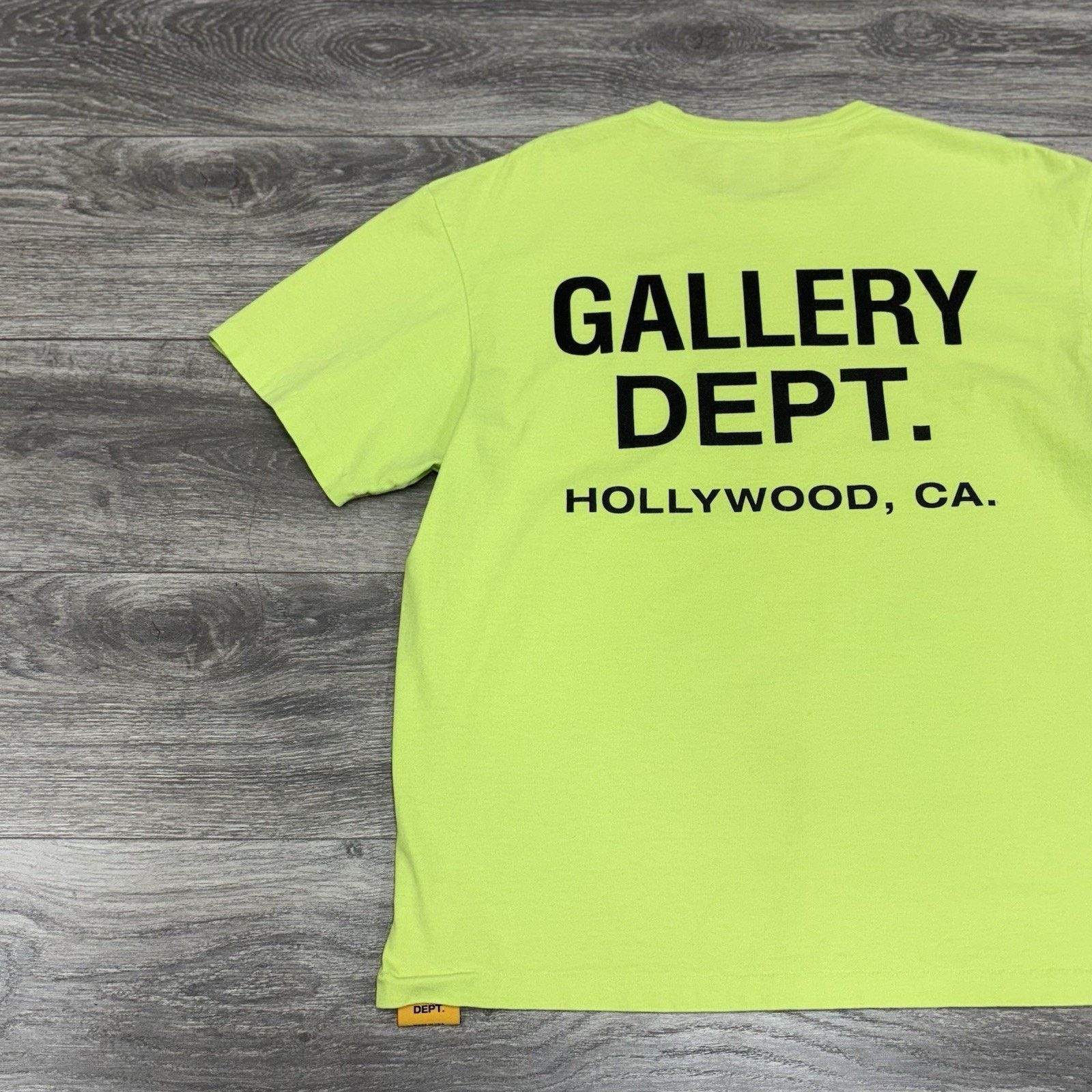 Gallery Dept. Gallery Dept Souvenir Tee ' Lime Green ' | ONLY WORN 1x Size US L / EU 52-54 / 3 - 9 Thumbnail