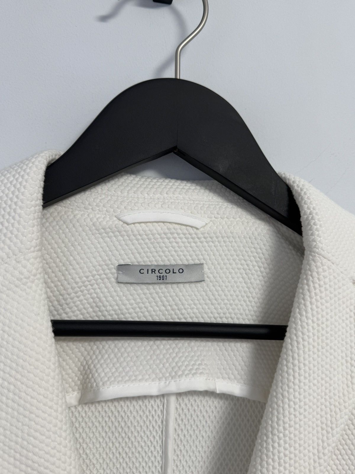 Circolo 1901 CIRCOLO 1901 RARE WHITE COTTON BLEND SOLID BLAZER JACKET Size M / US 6-8 / IT 42-44 - 7 Thumbnail