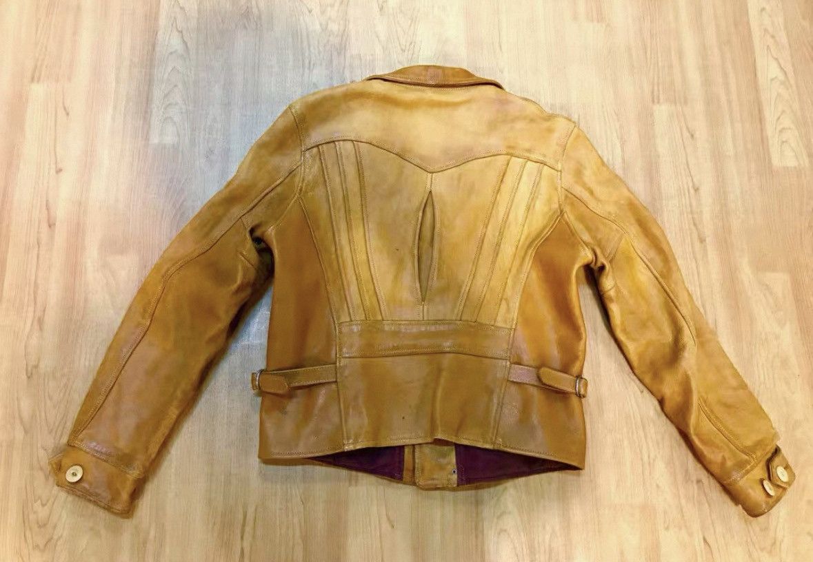 Freewheelers Freewheelers FREEWEELERS Deer Skin Knight Leather Jacket -D Size US S / EU 44-46 / 1 - 6 Thumbnail