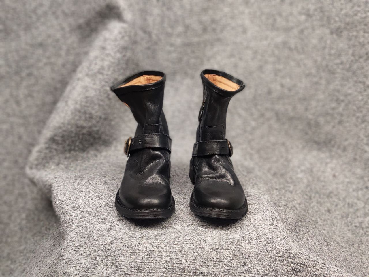 Fiorentini + Baker Fiorentini + Baker Side Zip Leather Eli Moto Ankle Boots Size US 5 / IT 35 - 8 Thumbnail