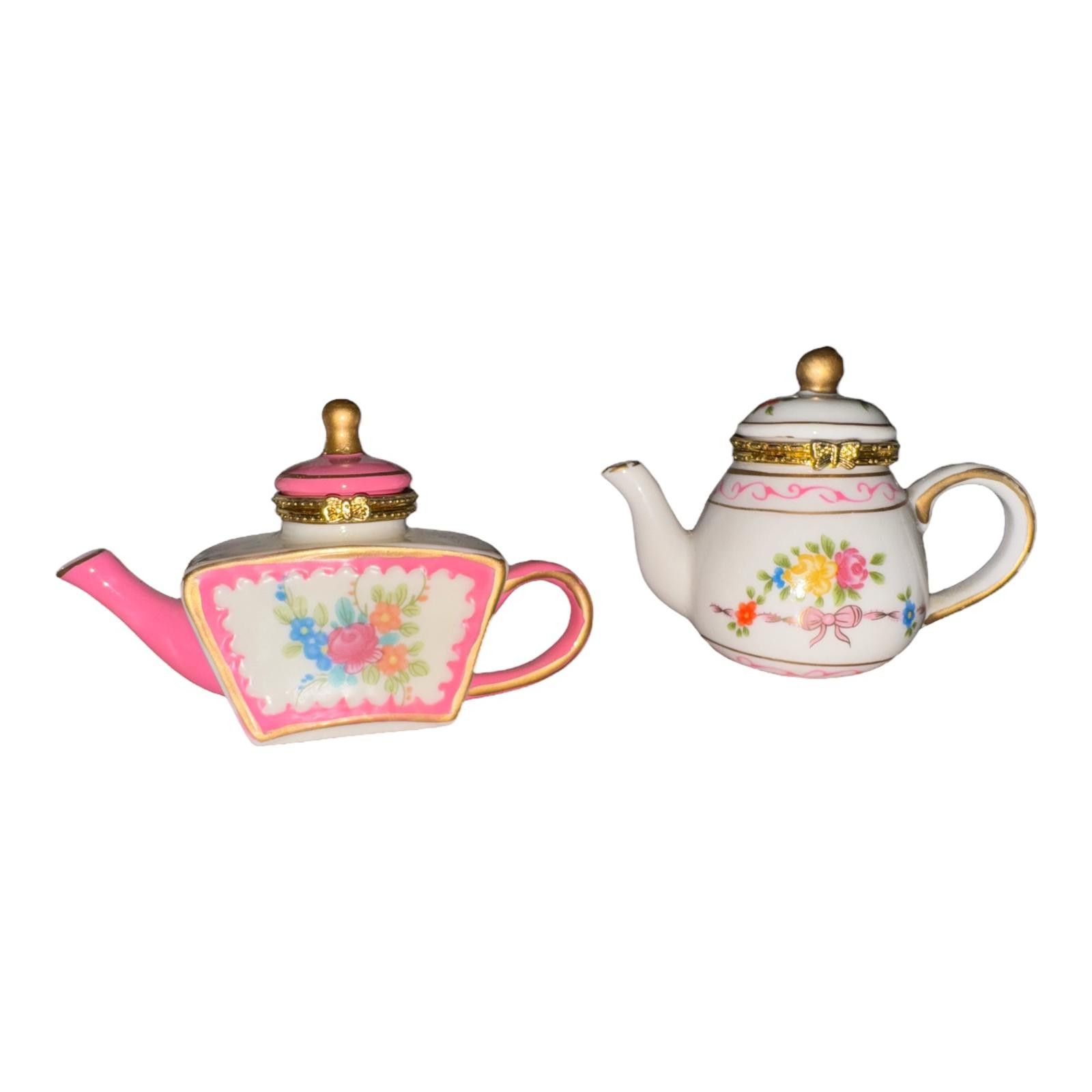 Unknown London Vintage Assorted Porcelain Miniature Teapot Collection Size ONE SIZE - 2 Thumbnail