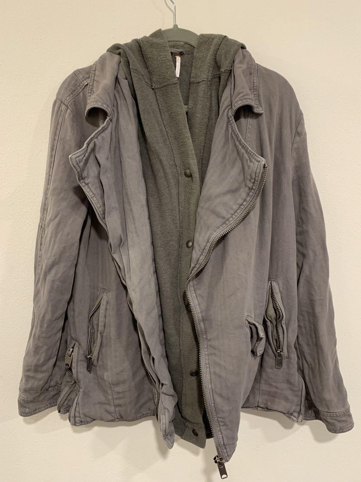 Free People vintage asymetrical double layered jacket Size US S / EU 44-46 / 1 - 2 Thumbnail