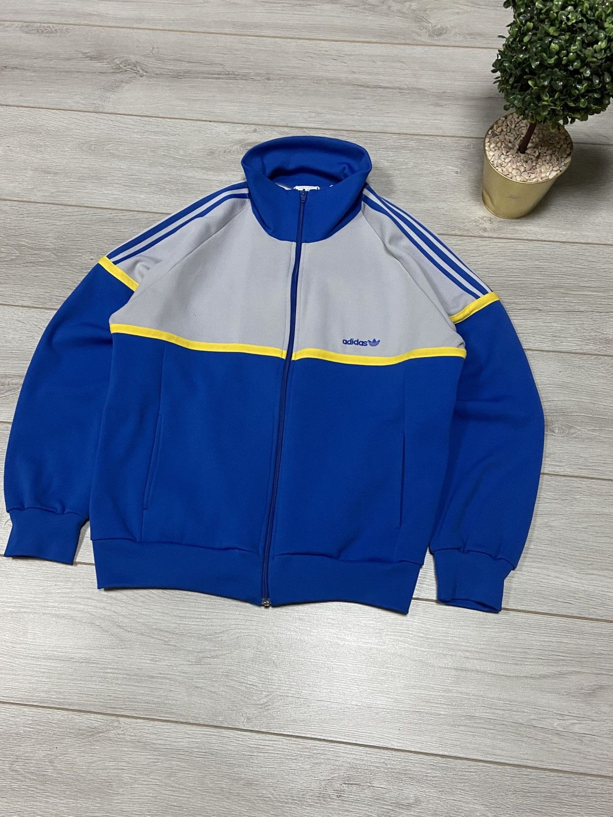 Adidas Adidas Korea vintage track jacket zip stripes Size US L / EU 52-54 / 3 - 1 Thumbnail