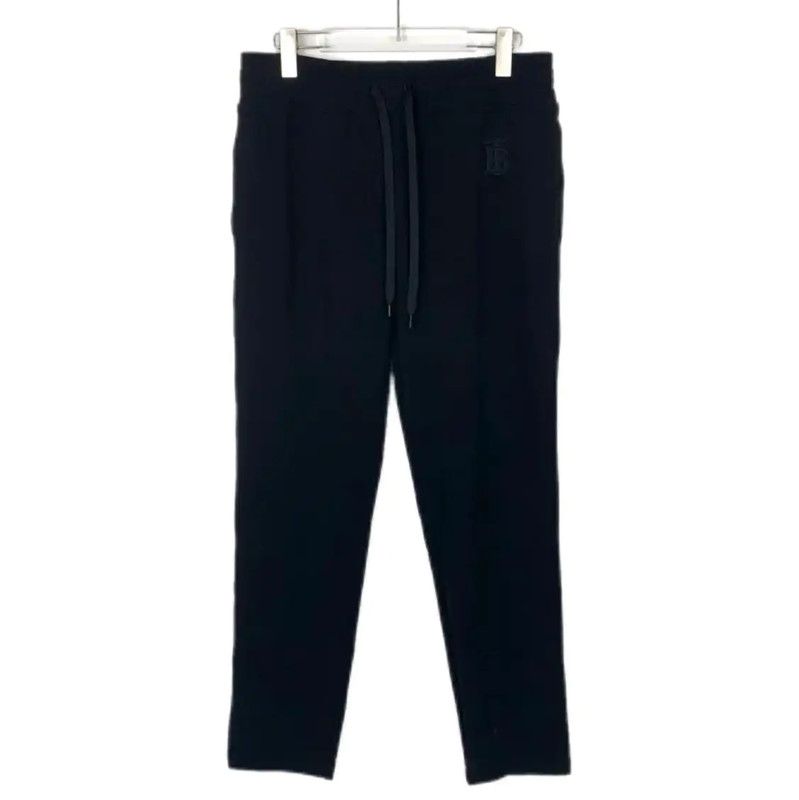 Burberry Burberry Black Cotton Casual Pants for Men Size US 38 / EU 54 - 1 Thumbnail