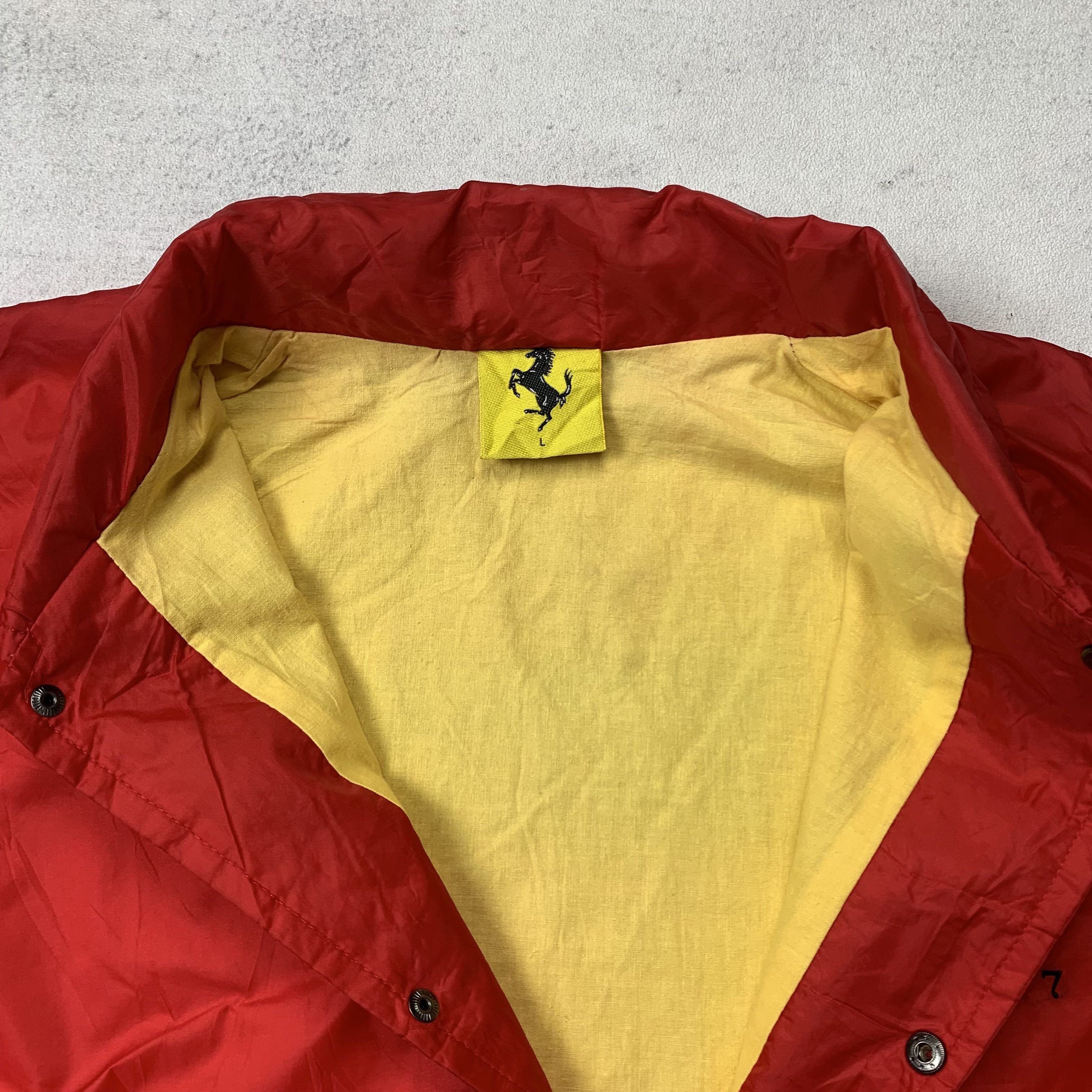 Ferrari Vintage Ferrari Windbreaker Jacket Size US L / EU 52-54 / 3 - 7 Thumbnail