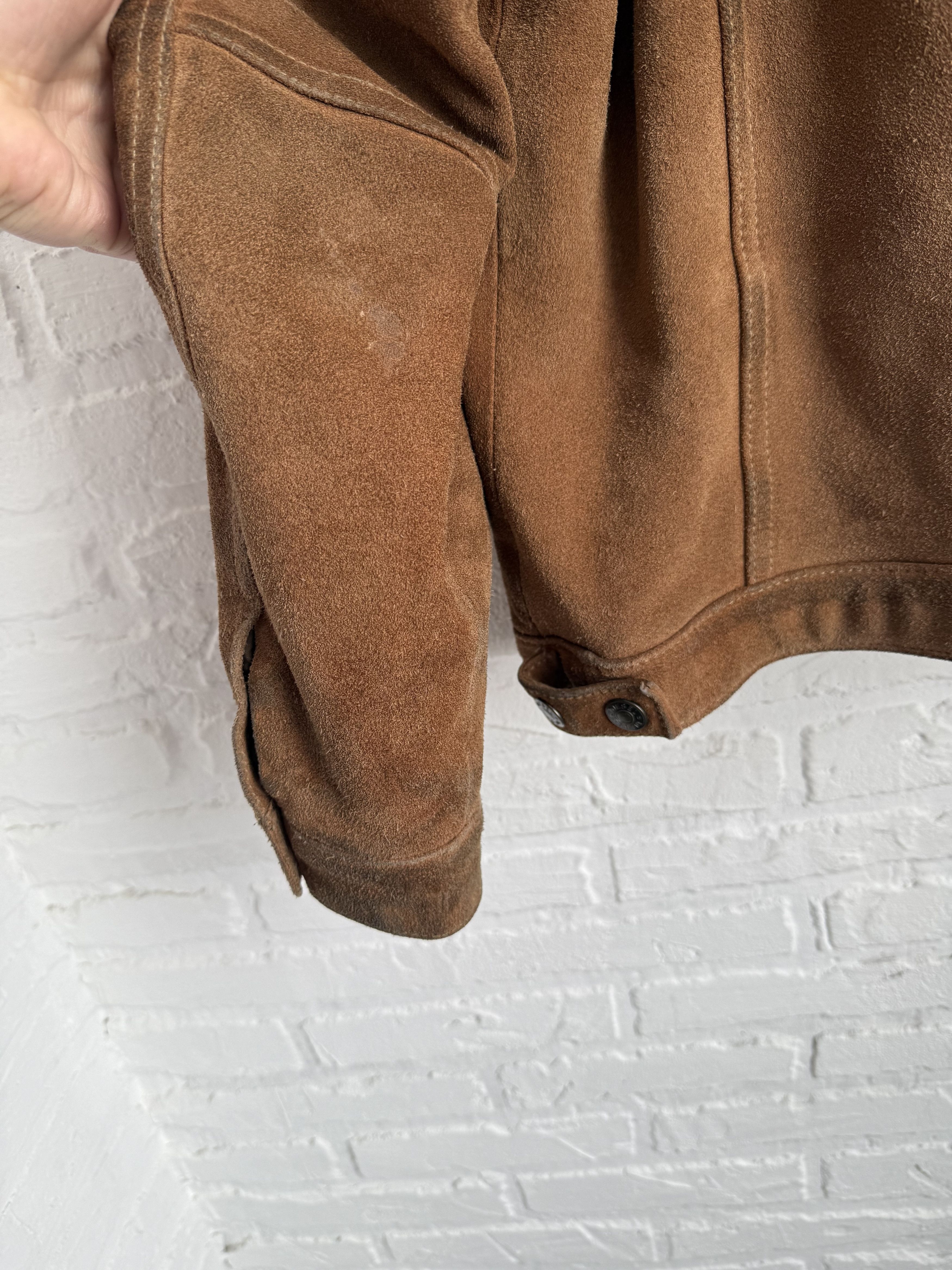 Diesel Vintage 2000s DIESEL work suede leather jacket Size US M / EU 48-50 / 2 - 10 Thumbnail