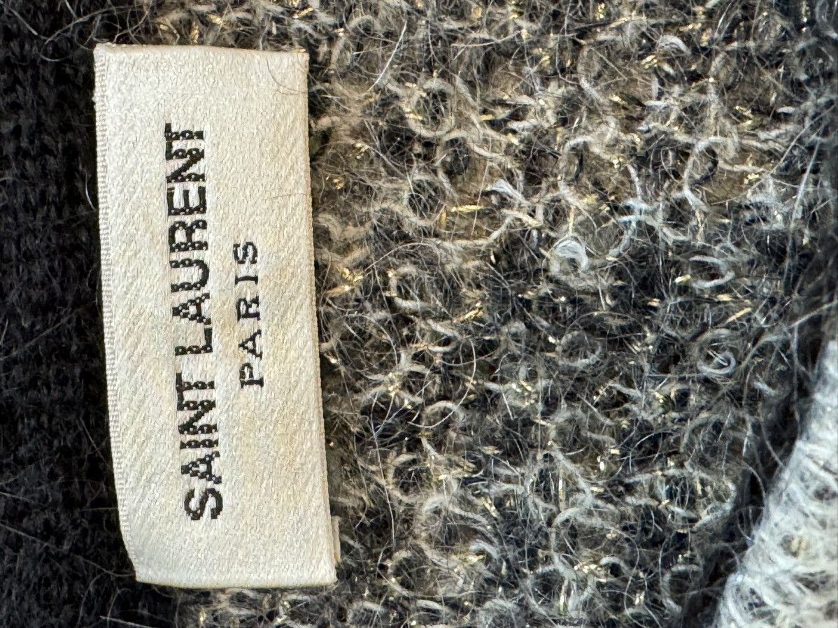 Saint Laurent Paris FW13 Holy Grail Saint Laurent star mohair sweater Hedi Size S / US 4 / IT 40 - 3 Thumbnail