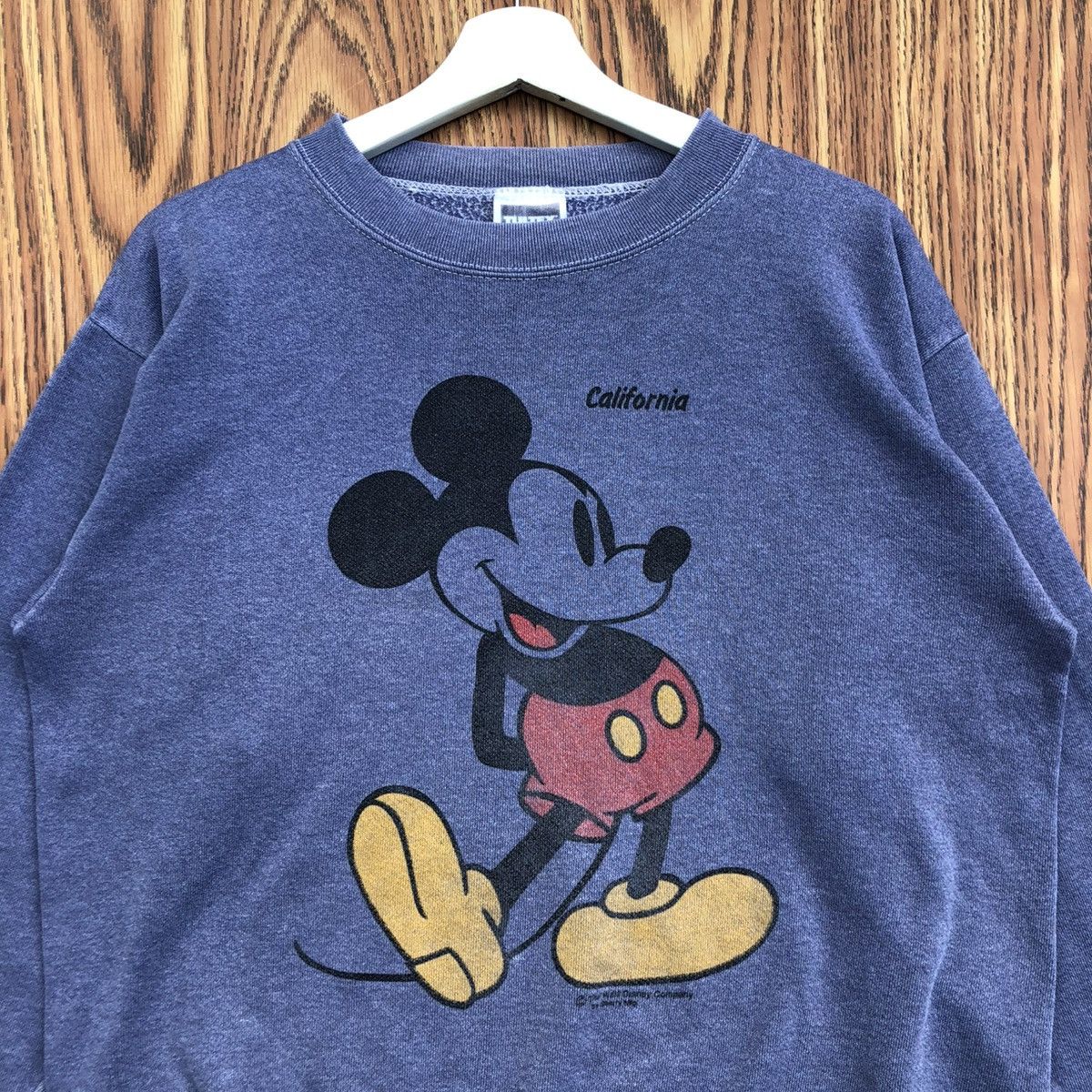 Cartoon Network × Mickey Mouse × Vintage Vintage Mickey Mouse California Sweatshirt Pullover Size US L / EU 52-54 / 3 - 3 Thumbnail