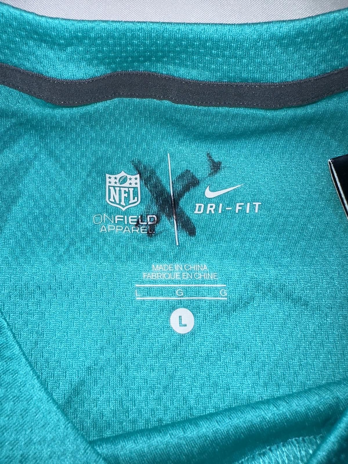 Nike Nike Miami Dolphins NFL On Field Apparel Dri-Fit Short Sleeve Shirt Size US L / EU 52-54 / 3 - 11 Thumbnail