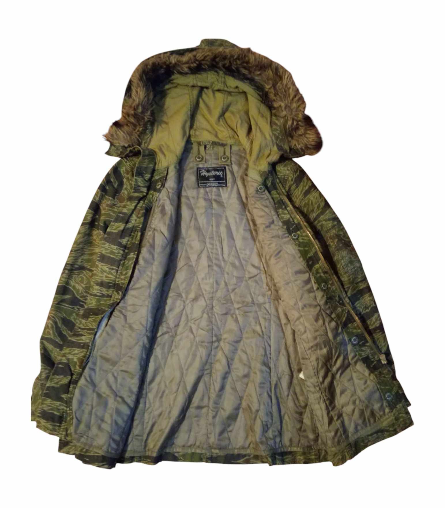 Hysteric Glamour × Japanese Brand × Vintage Vintage Hysteric Glamour Tiger Stripes Camouflage Fur Jacket Size US M / EU 48-50 / 2 - 4 Thumbnail
