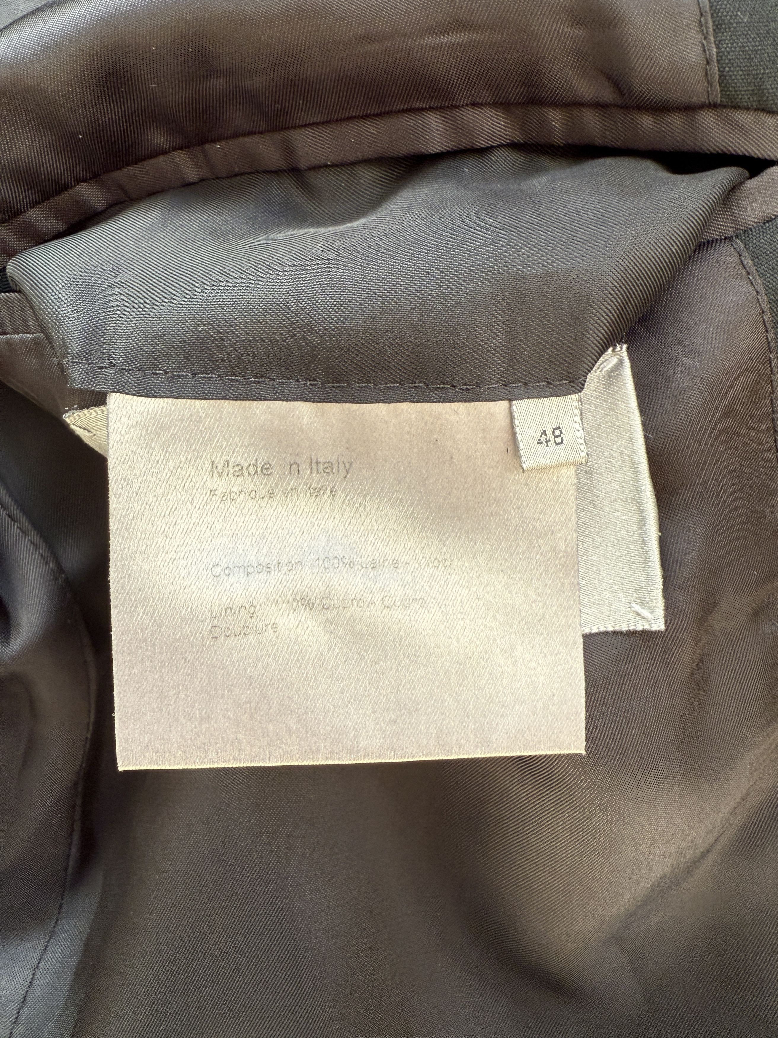 Dior AW02 Reflexion Double Lapel Le Smoking Collar Long Coat Size US M / EU 48-50 / 2 - 8 Thumbnail