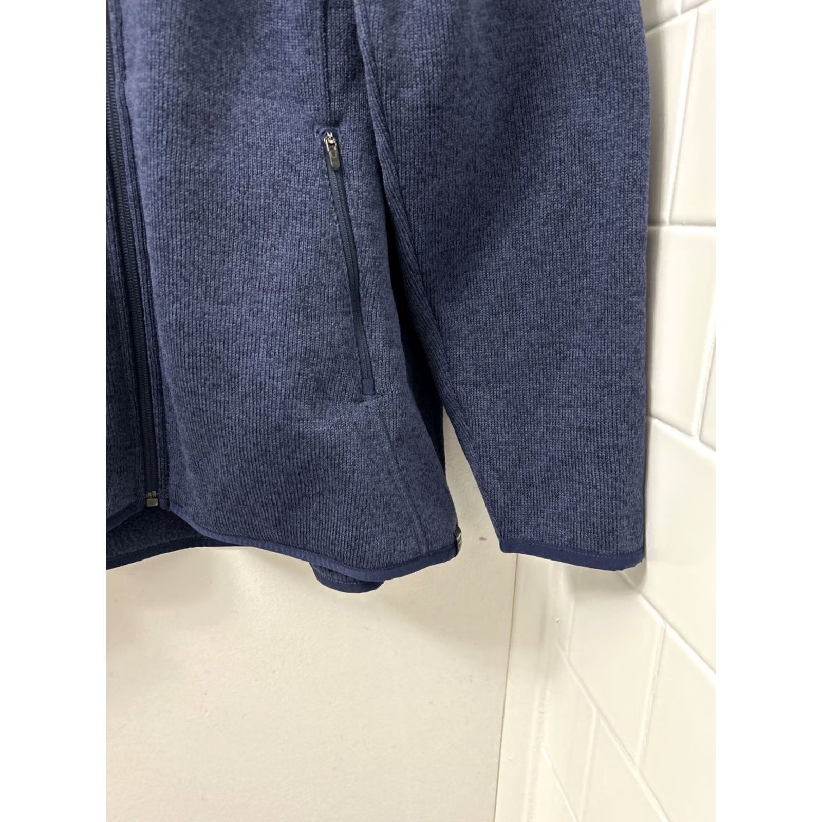 Vintage LL Bean Sweater Fleece Jacket Womens XL Navy Blue Full Zip Coat Womens XL Navy Blue Full Zip Jacket Size XL / US 12-14 / IT 48-50 - 5 Thumbnail