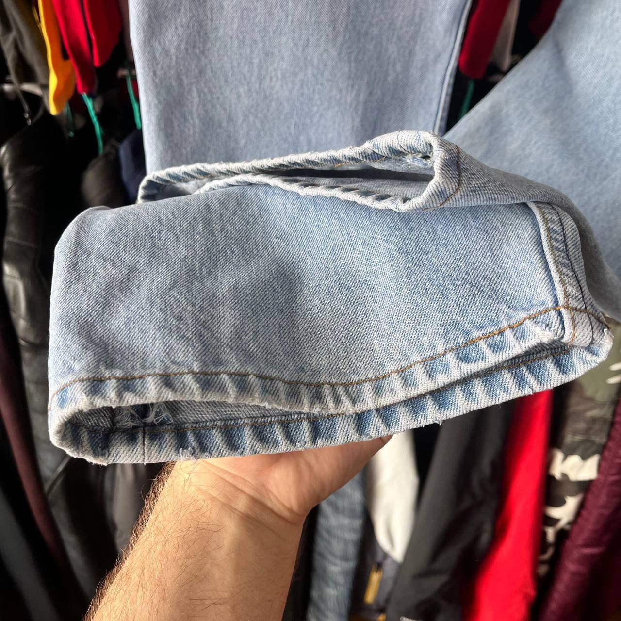 Levi's Vintage 90s Levis 501 Blue Denim Pants Made in USA Size US 40 / EU 56 - 6 Thumbnail
