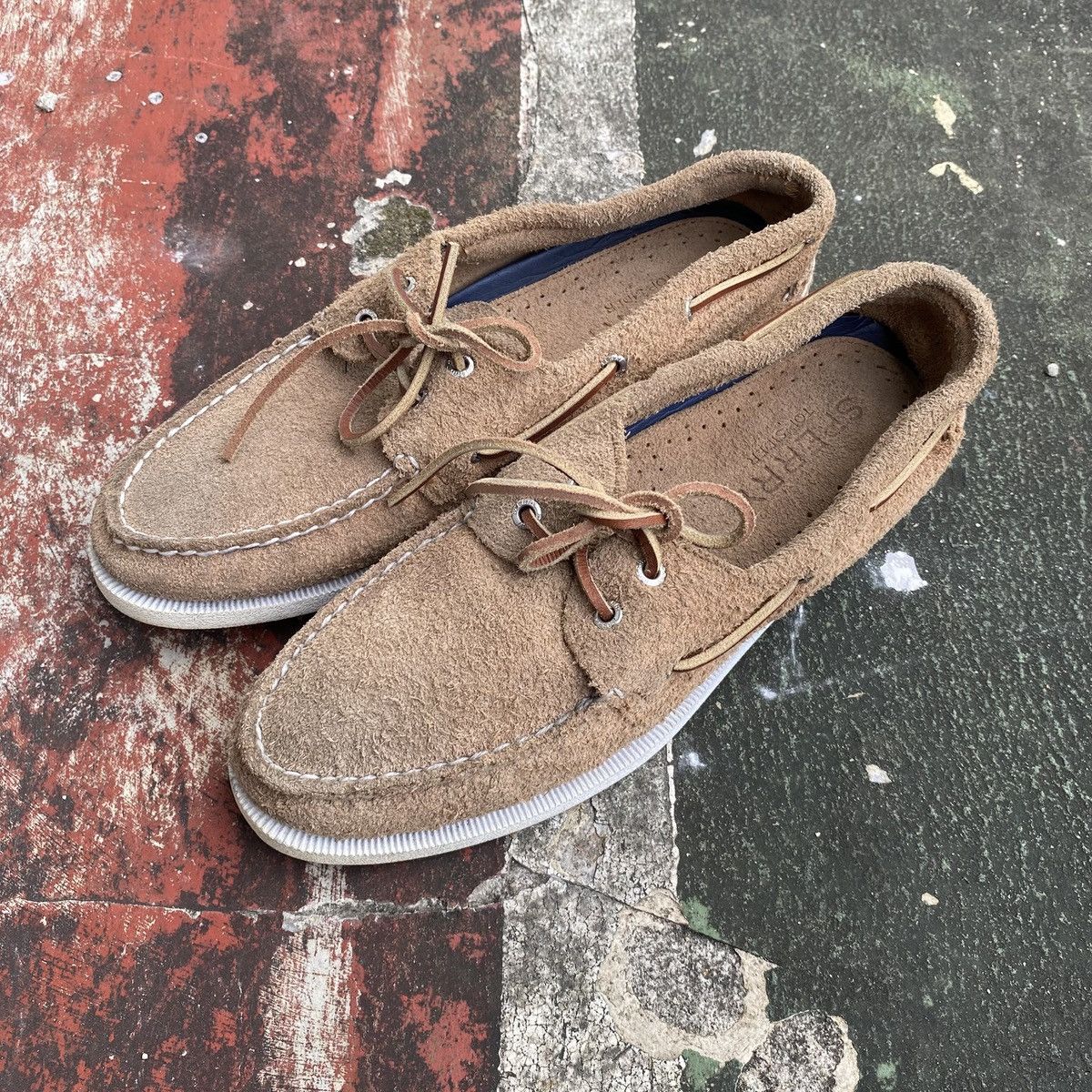 Sperry Sperry suede unlined boat shoes Size US 10.5 / EU 43-44 - 1 Thumbnail