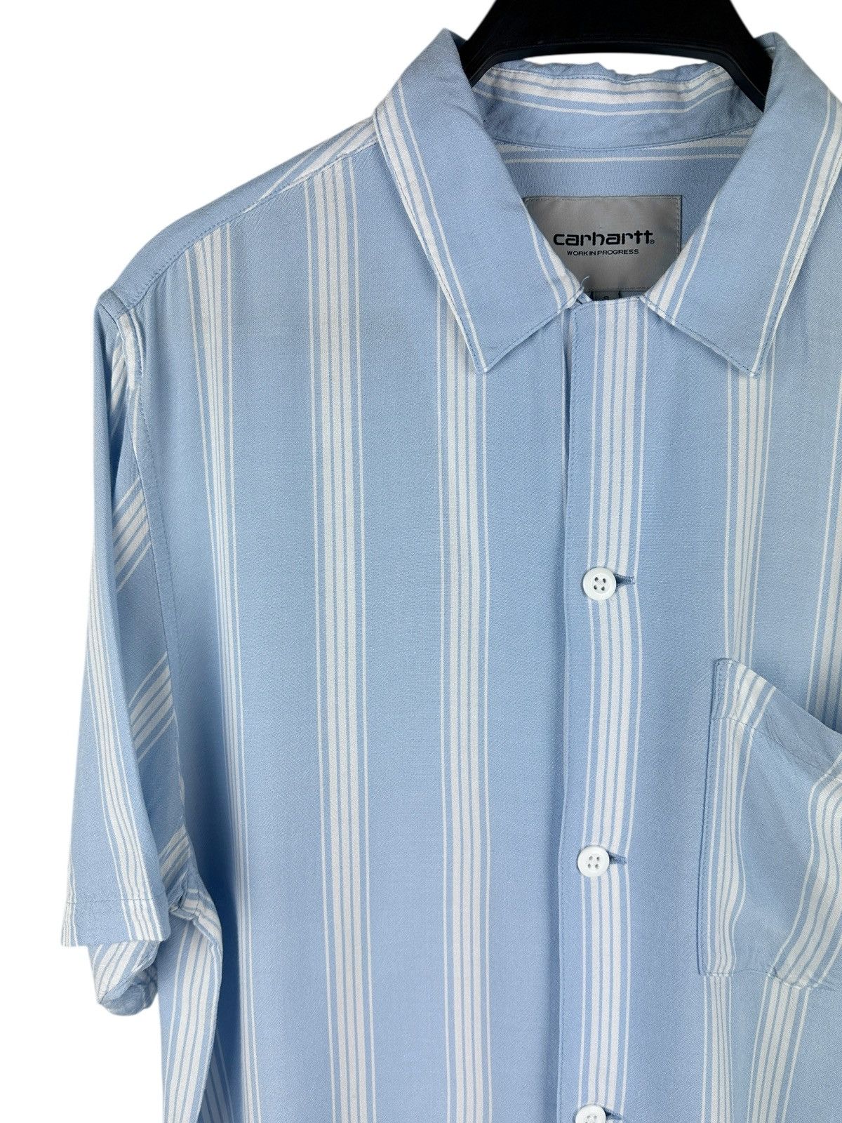 Carhartt Wip Carhartt WIP Chester Shirt Striped Short Sleeve Button Up Size US S / EU 44-46 / 1 - 2 Thumbnail