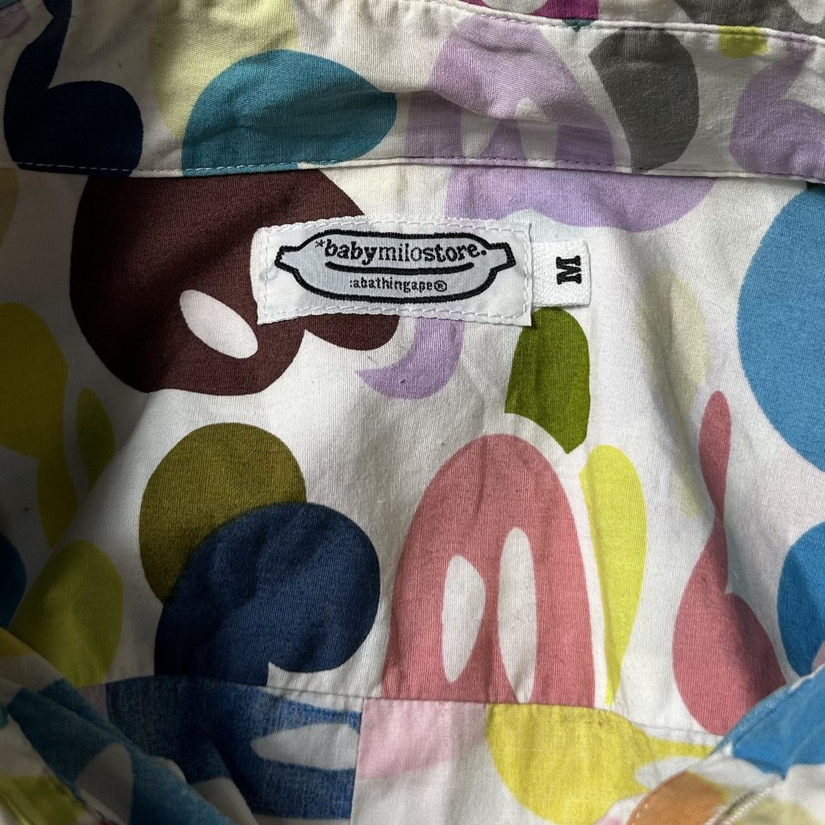 Bape Baby Milo Bape Multi Color Camo Long Sleeve Shirt Size US M / EU 48-50 / 2 - 7 Thumbnail