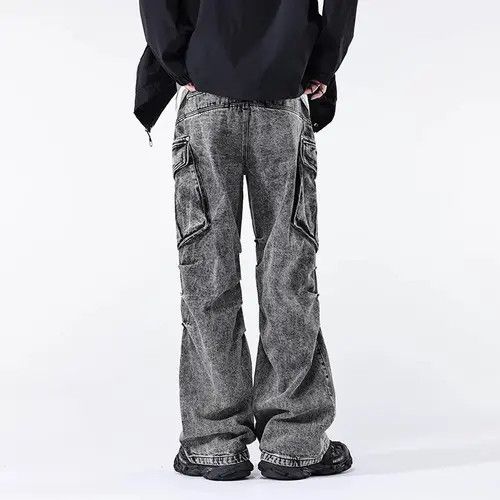 Japanese Brand Kitahara x naga Multi Pocket Vintage Style Baggy Cargo Jean Size US 34 / EU 50 - 5 Thumbnail