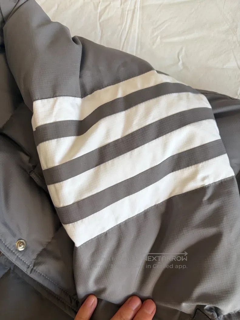 Thom Browne Thom Browne Gray Long Hooded Down Jacket Size M / US 6-8 / IT 42-44 - 2 Thumbnail