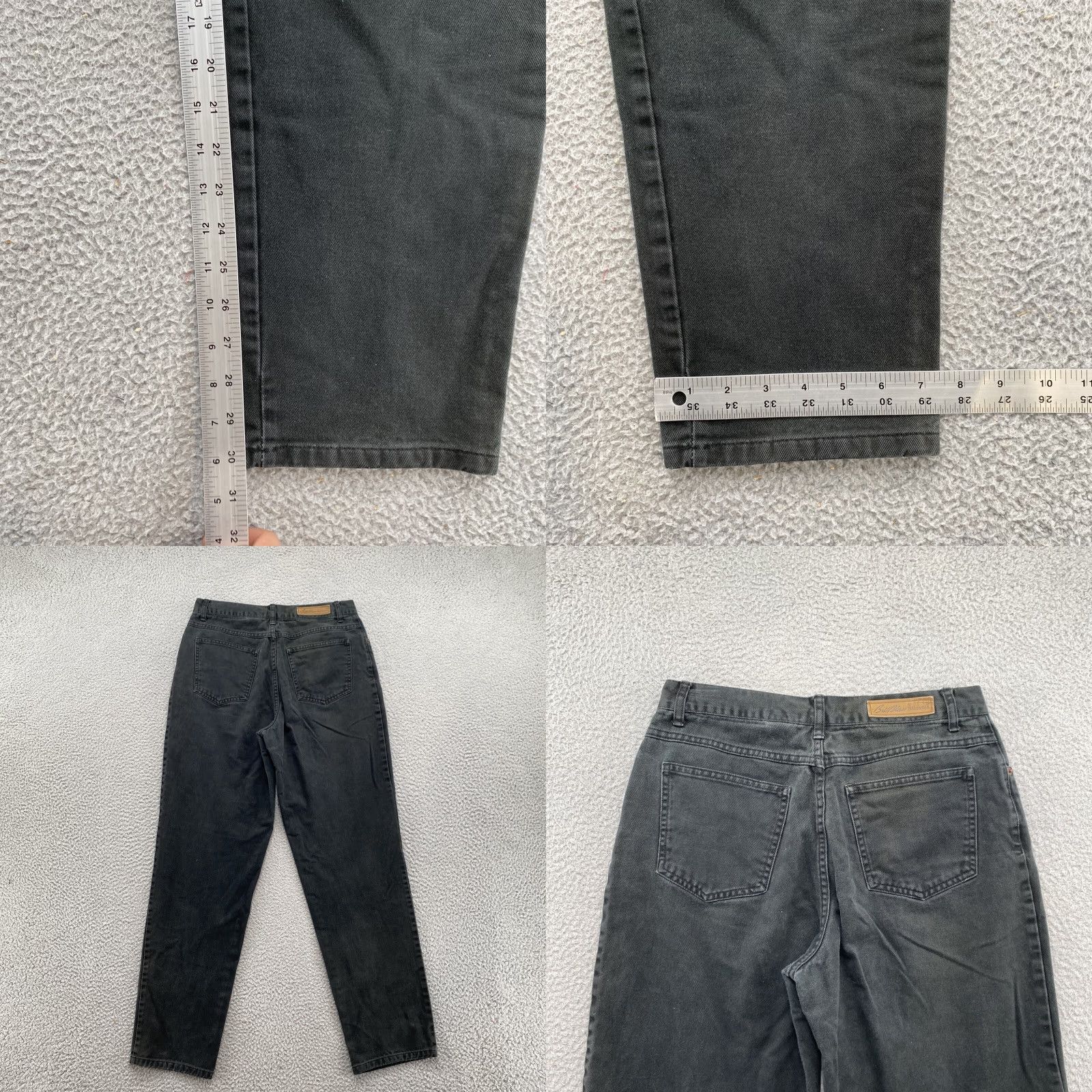 Bill Blass VINTAGE Bill Blass Women’s Easy Fit Black Denim High Rise Mom Jeans Size 8 Size 30" / US 8 / IT 44 - 8 Thumbnail