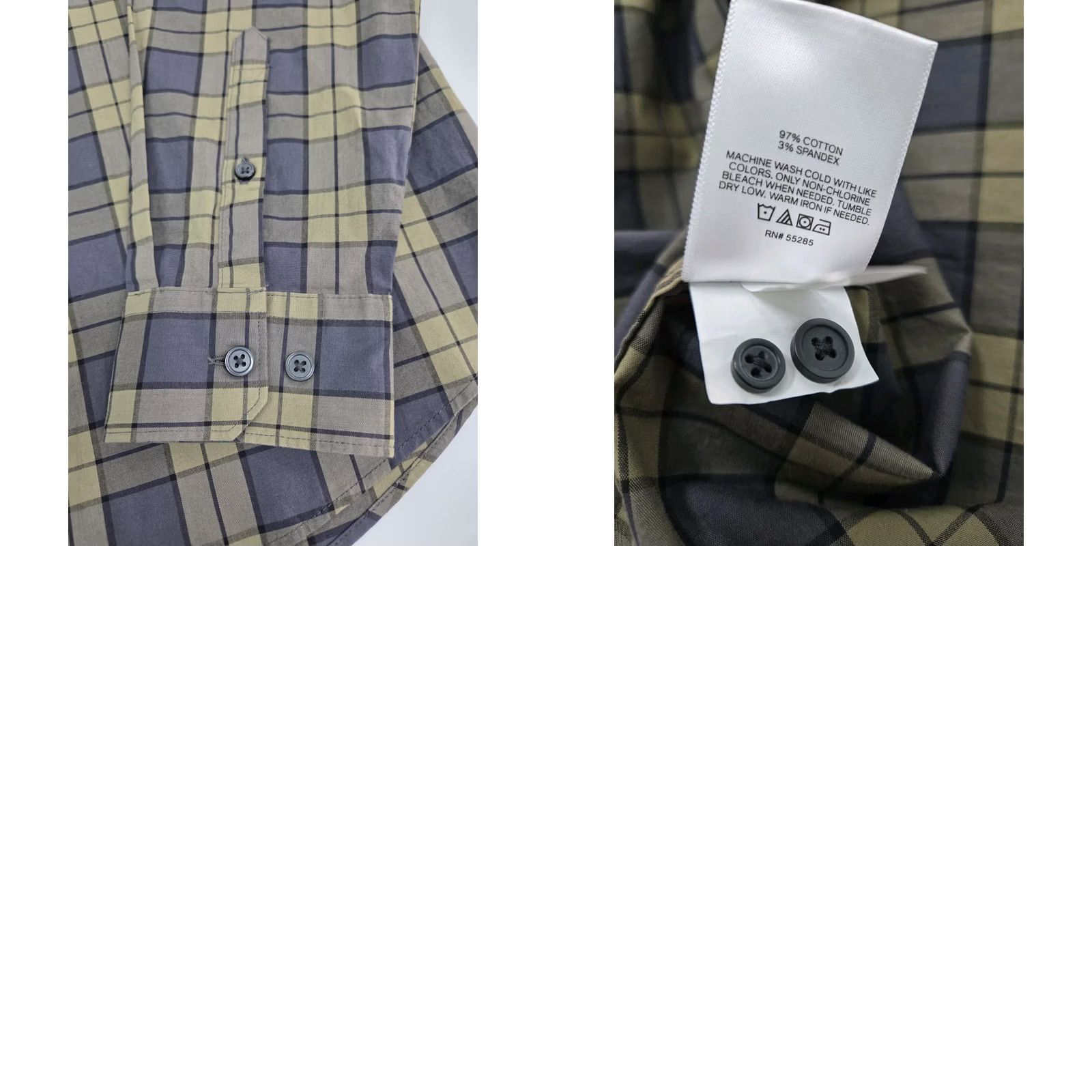 Express VINTAGE Express Mens Long Sleeve Button Up Plaid Shirt? Size US M / EU 48-50 / 2 - 8 Thumbnail