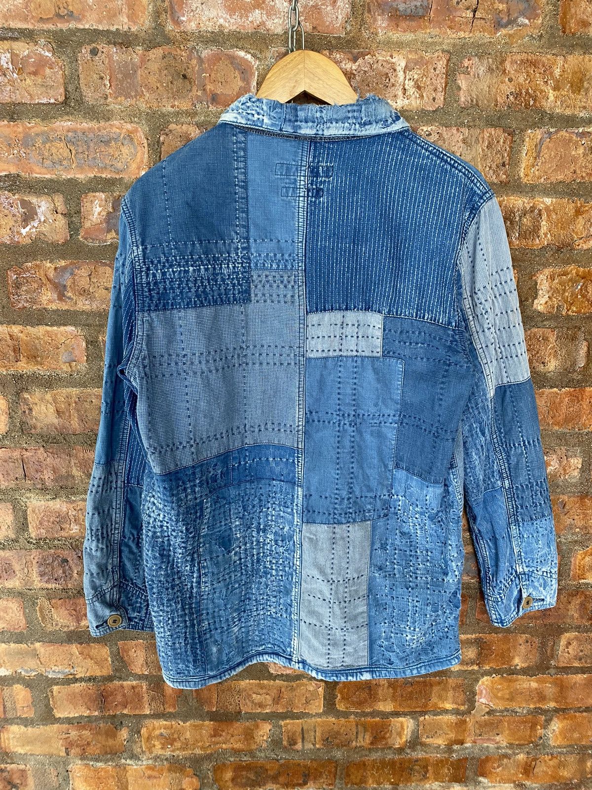 FDMTL Iconic Sashiko Boro Jacket 10 Year Wash Size US L / EU 52-54 / 3 - 18 Thumbnail