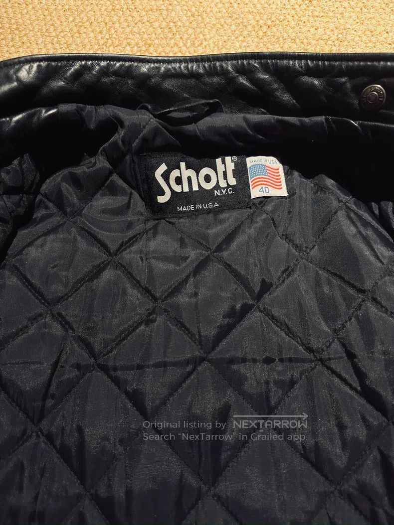 Schott Schott Diamond checkered motorcycle jacket Size US M / EU 48-50 / 2 - 7 Thumbnail