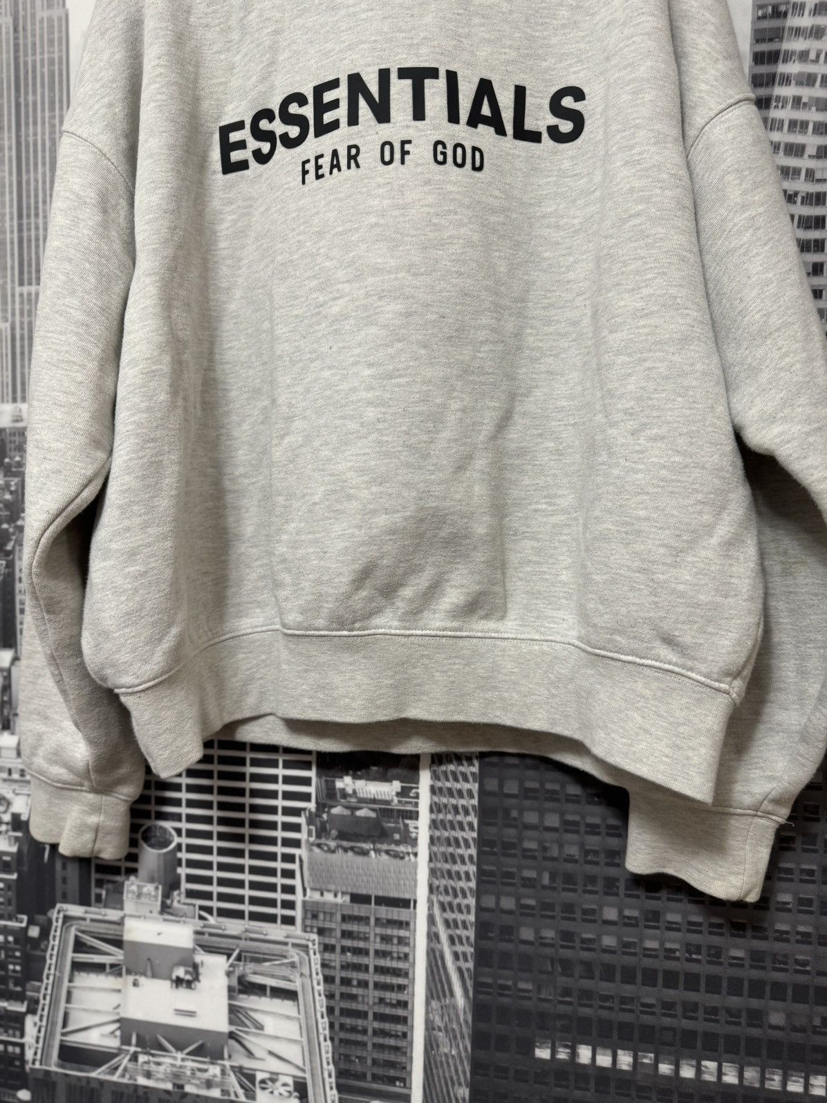 Fear of God Fear of God Essentials Mockneck Half-Zip Oatmeal SZ Small 🔥 Size US S / EU 44-46 / 1 - 2 Thumbnail