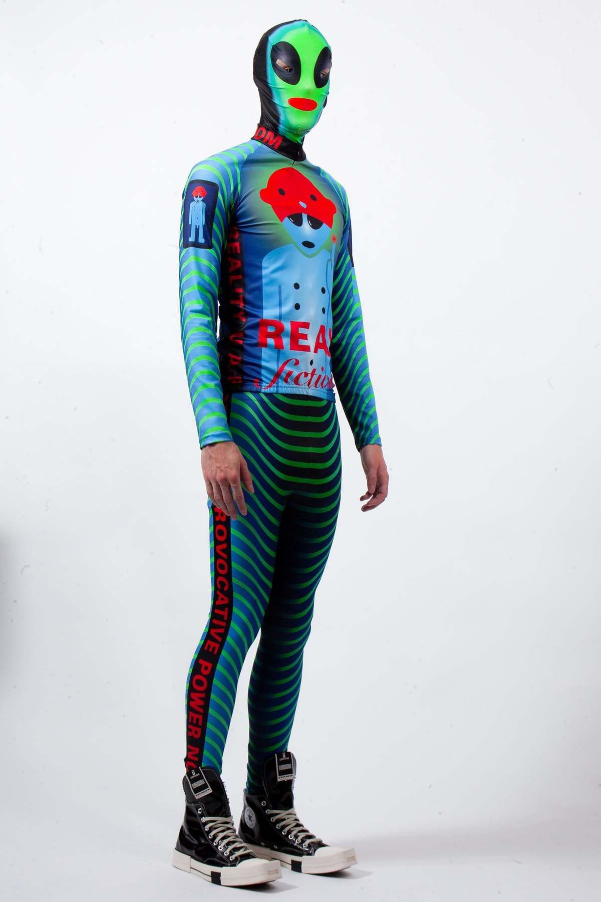 Walter Van Beirendonck o1tko10825 L/S Printed Biker Top in Multicolor Size US M / EU 48-50 / 2 - 2 Thumbnail
