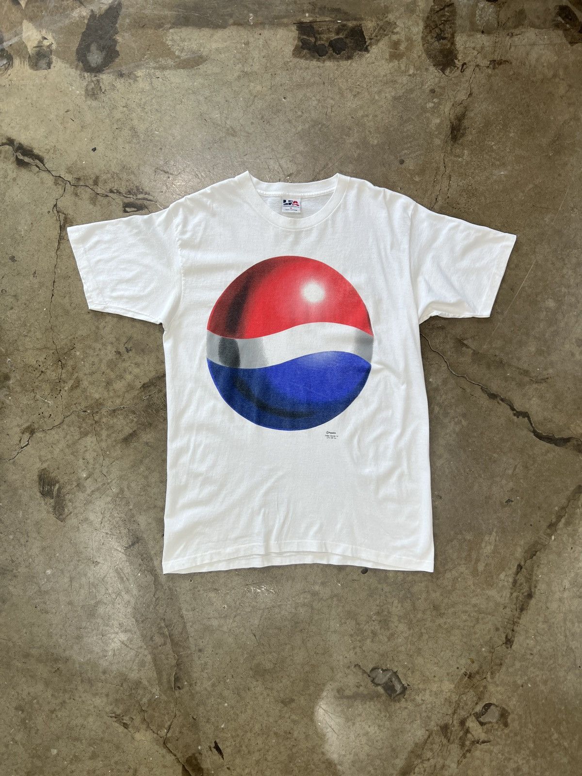 Vintage Vintage 90s Pepsi Logo Single Stitch LFA Tag Tee XL Size US XL / EU 56 / 4 - 2 Thumbnail