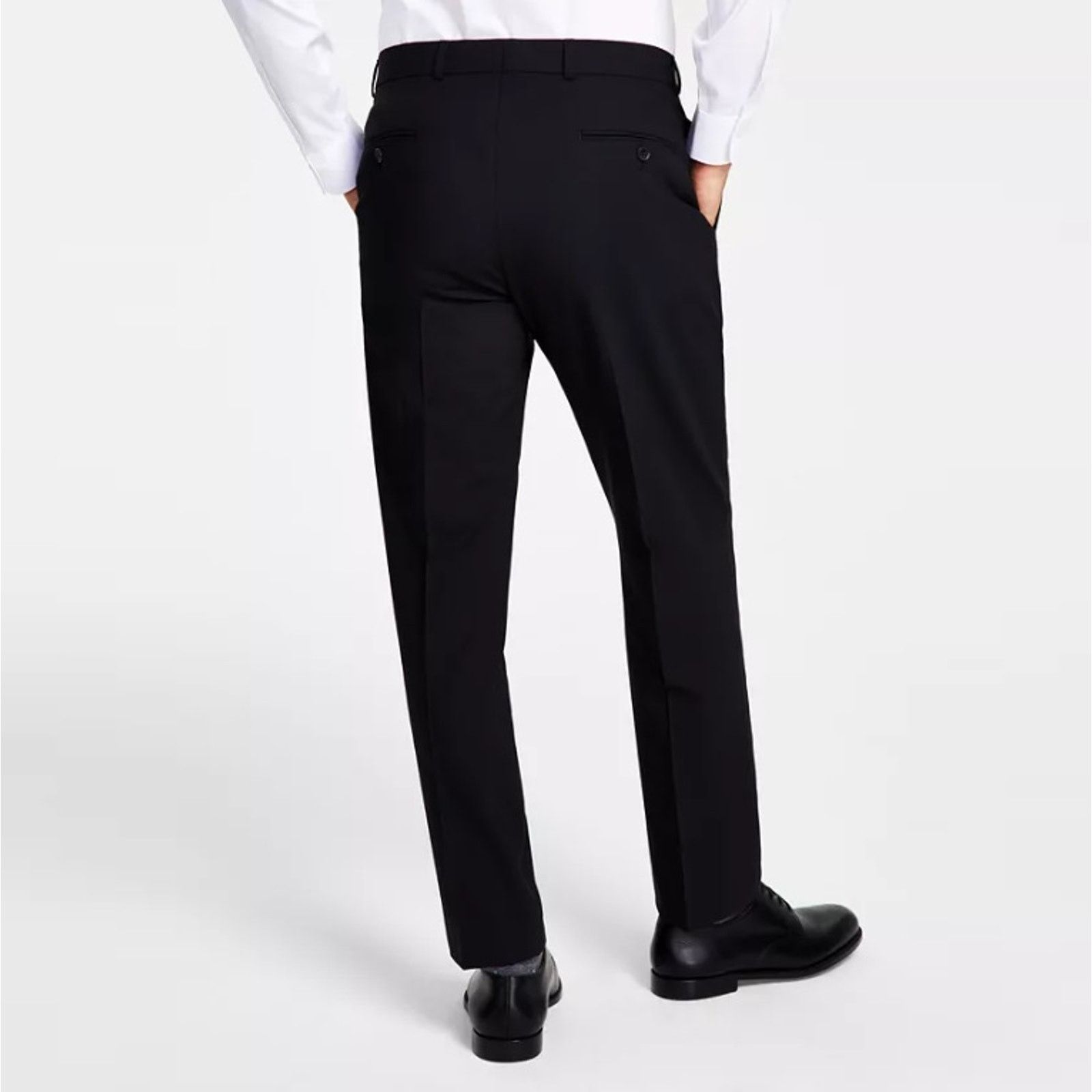 Brooks Brothers Men's Black Wool Suit Pants Size W36 L34