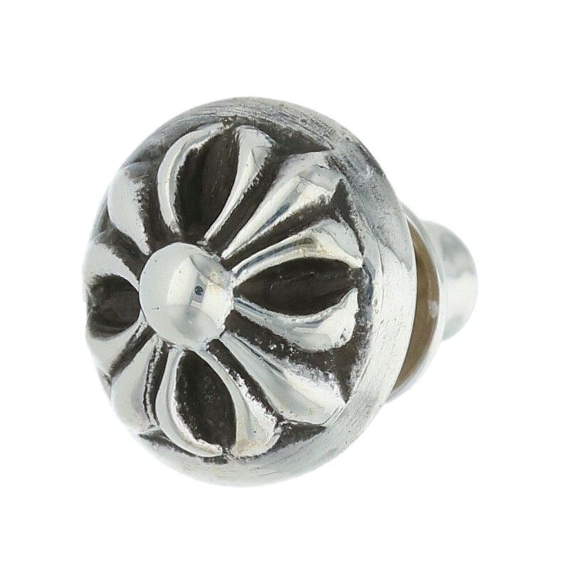 Chrome Hearts Chrome Hearts Cross Ball Stud Earring Silver (Silver 1.6g) Size ONE SIZE - 1 Thumbnail