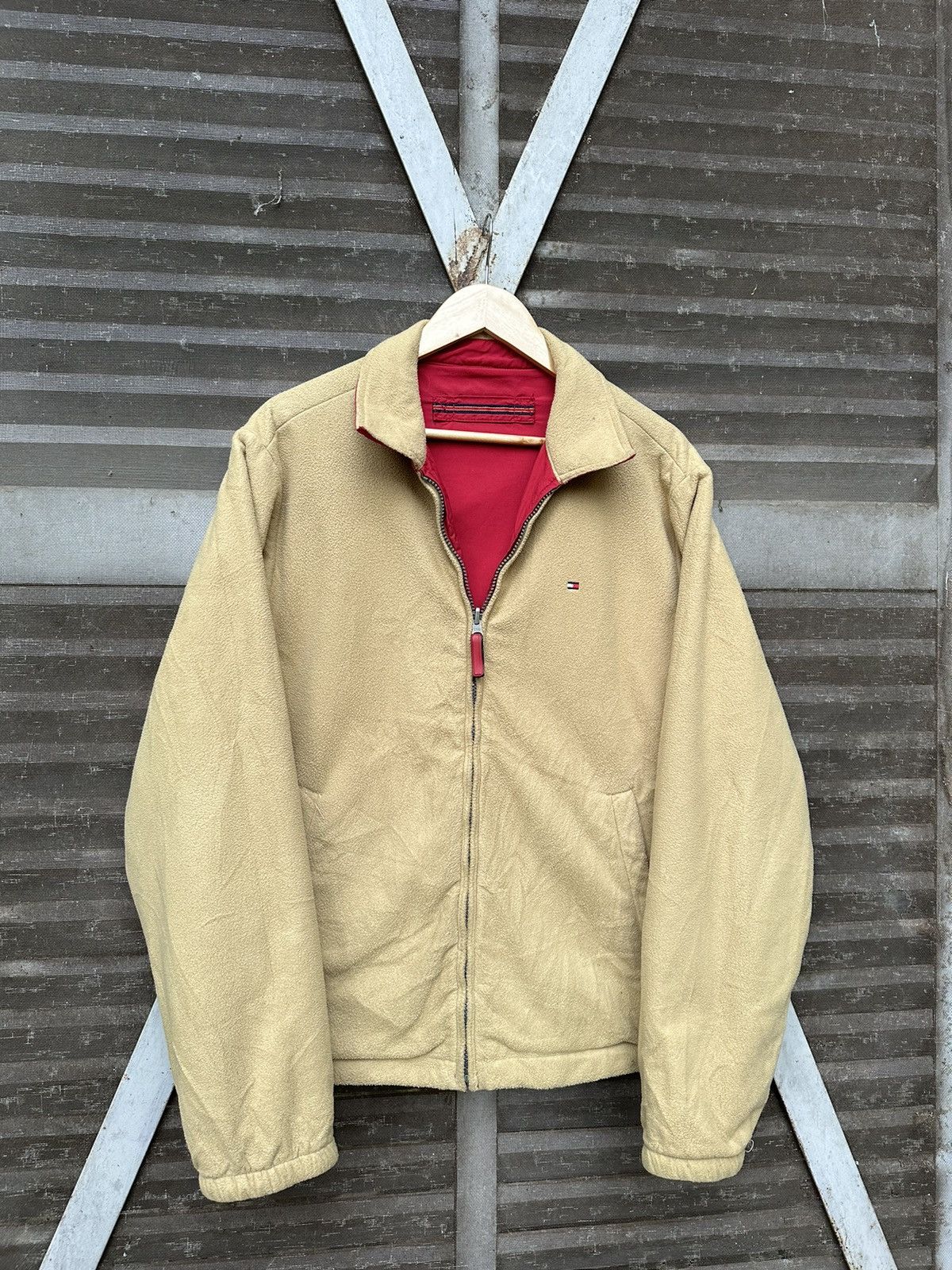 Tommy Hilfiger 👹Tommy Hilfiger Fleece Lined Reversible Jacket Size US L / EU 52-54 / 3 - 4 Thumbnail