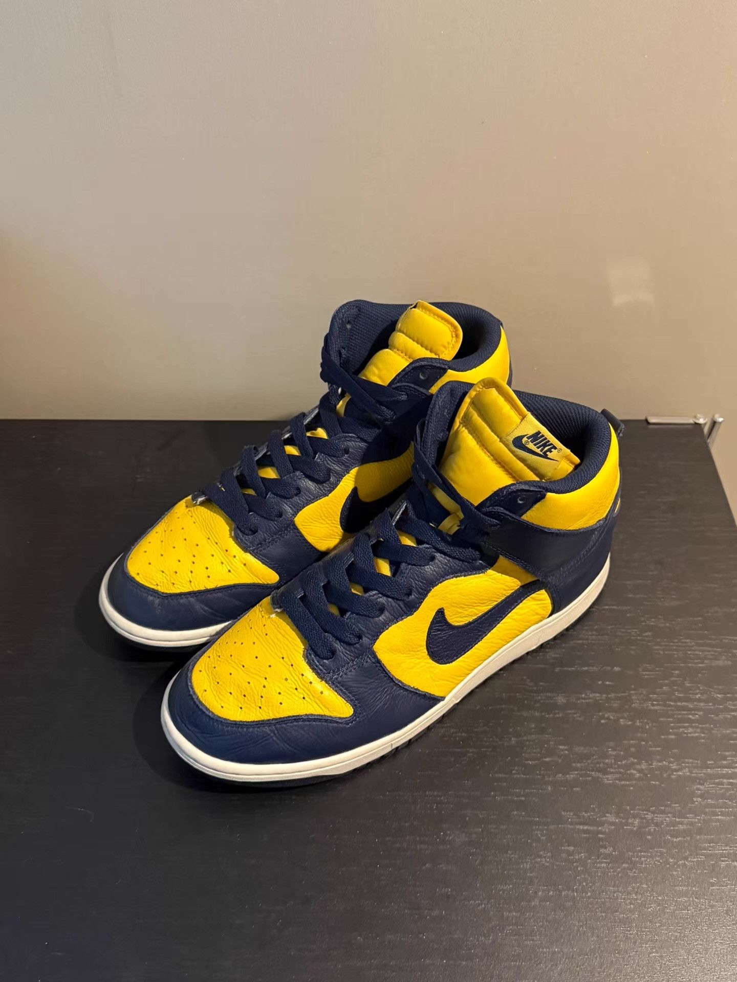 Nike Nike Dunk High "Michigan" 2016 Blue & Yellow Ｑ20 Size US 11 / EU 44 - 1 Thumbnail